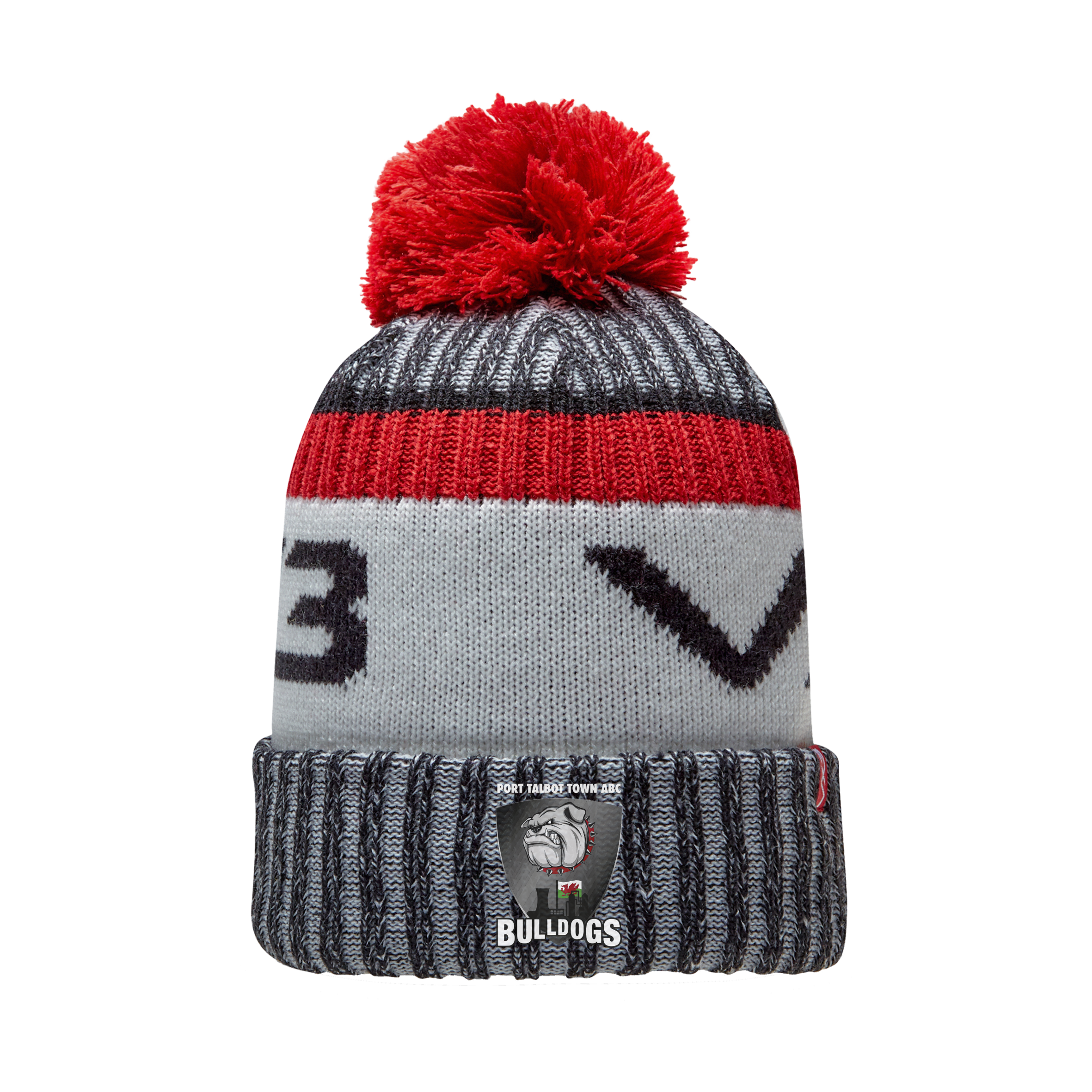 Port Talbot Bulldogs ABC Fleece-Lined Bobble Hat