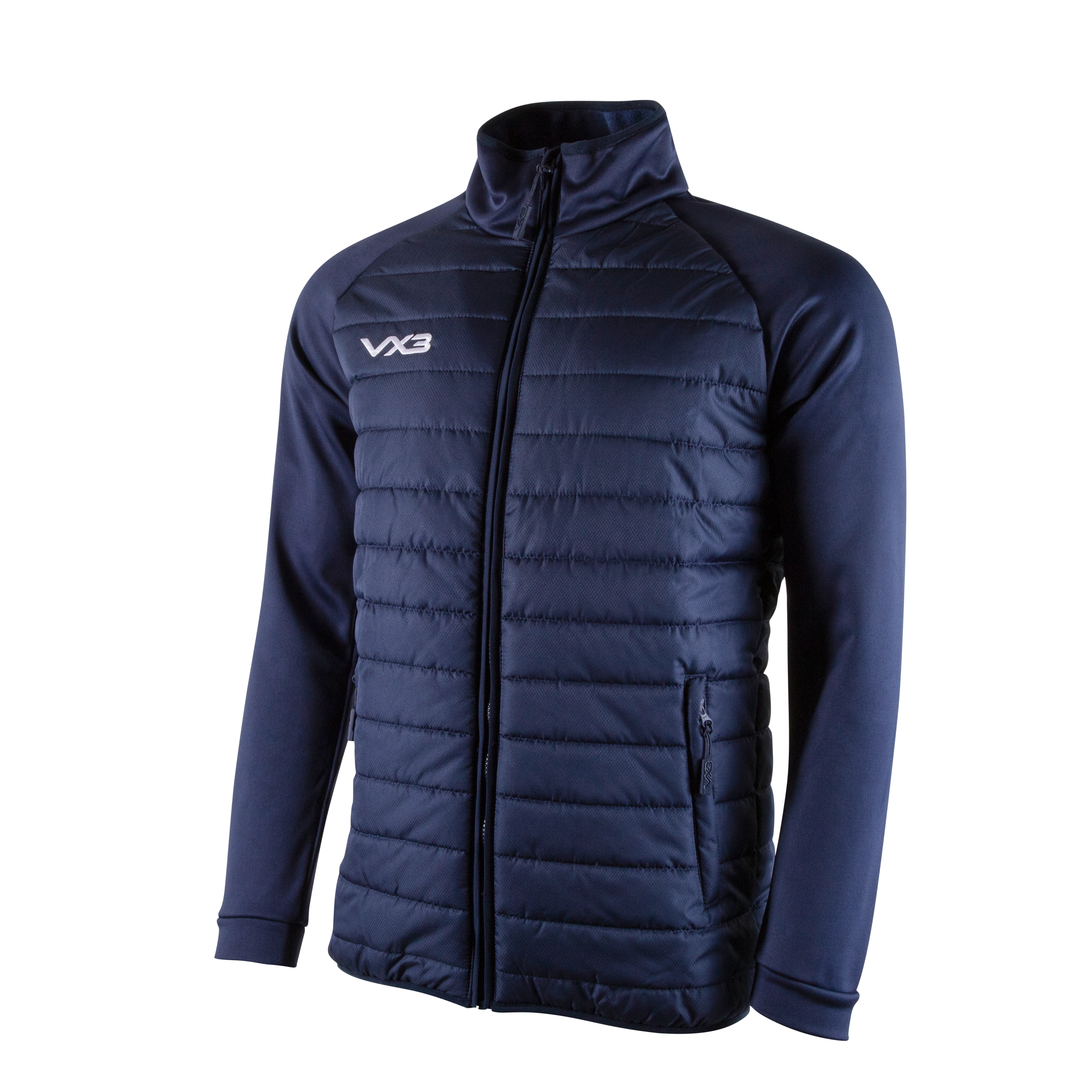 Pro Quilted Hybrid Jacket Navy