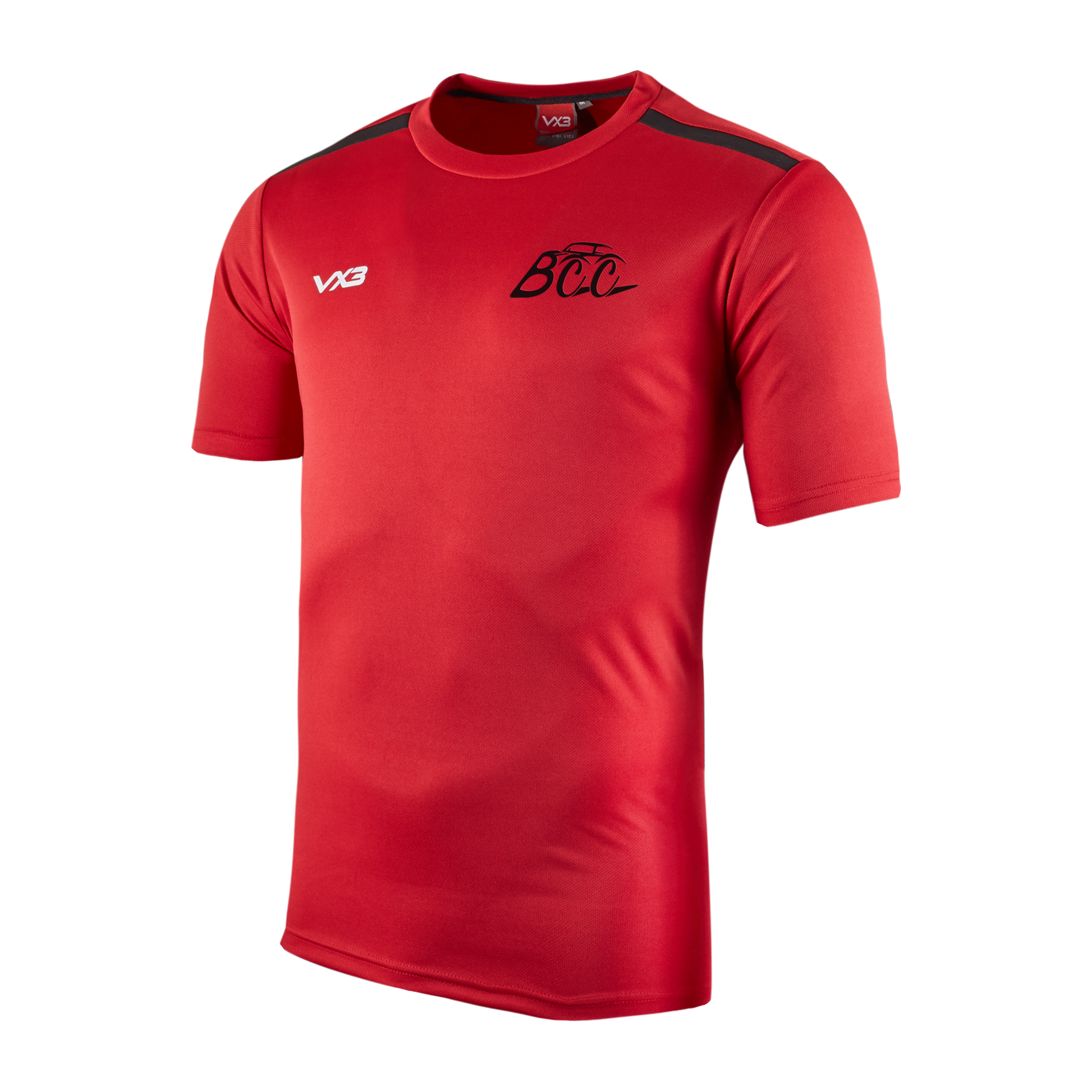 Brixham Classic Car Club Fortis Youth Tee Red