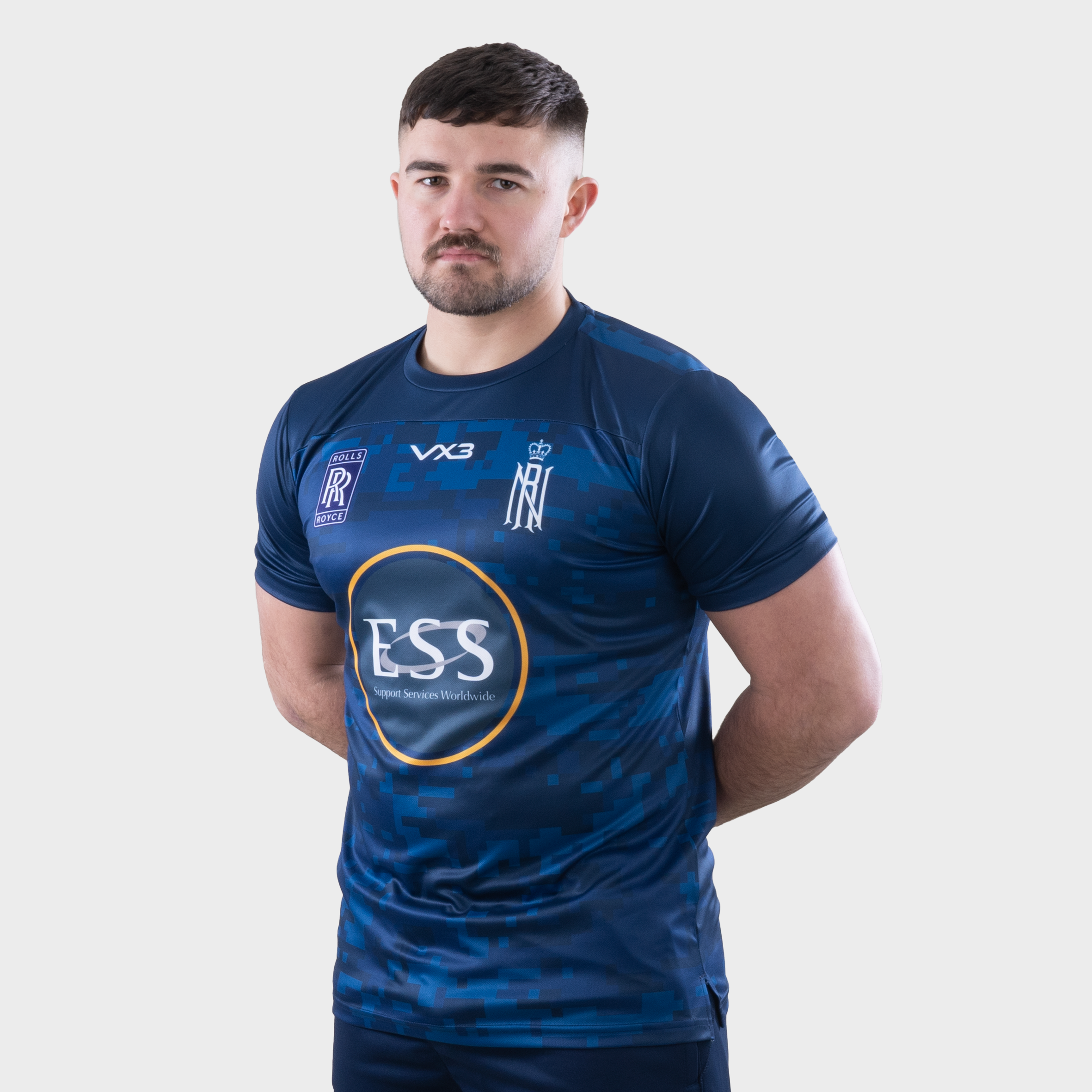 Royal Navy Rugby Training Tee Navy