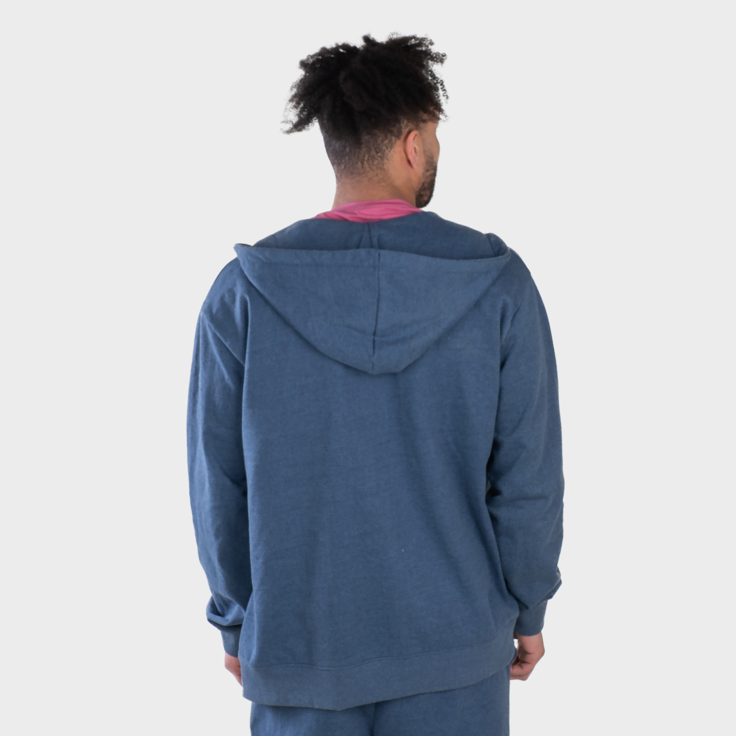 REGEN Men's Hoodie Denim Blue