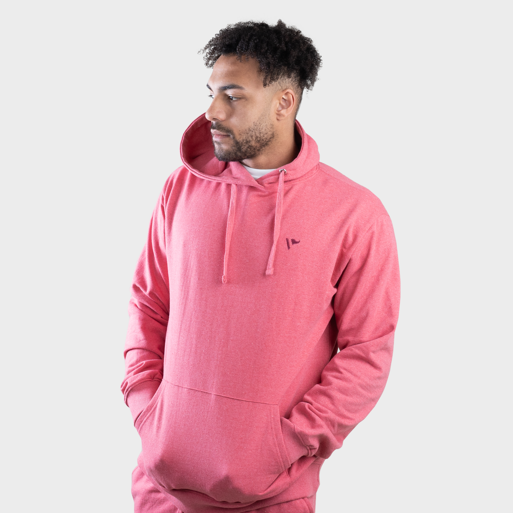 Pink fluffy hoodie mens sale