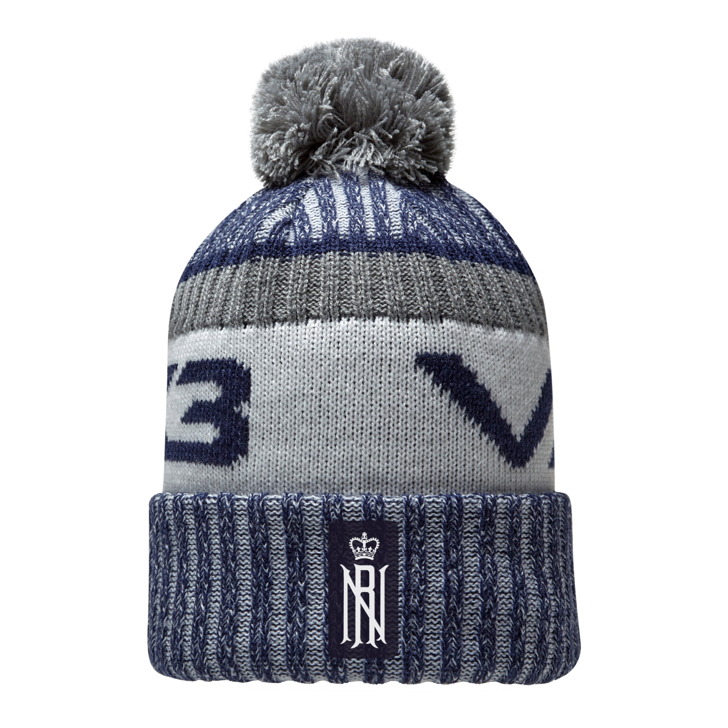 Royal Navy Rugby Fleece Lined Bobble Hat