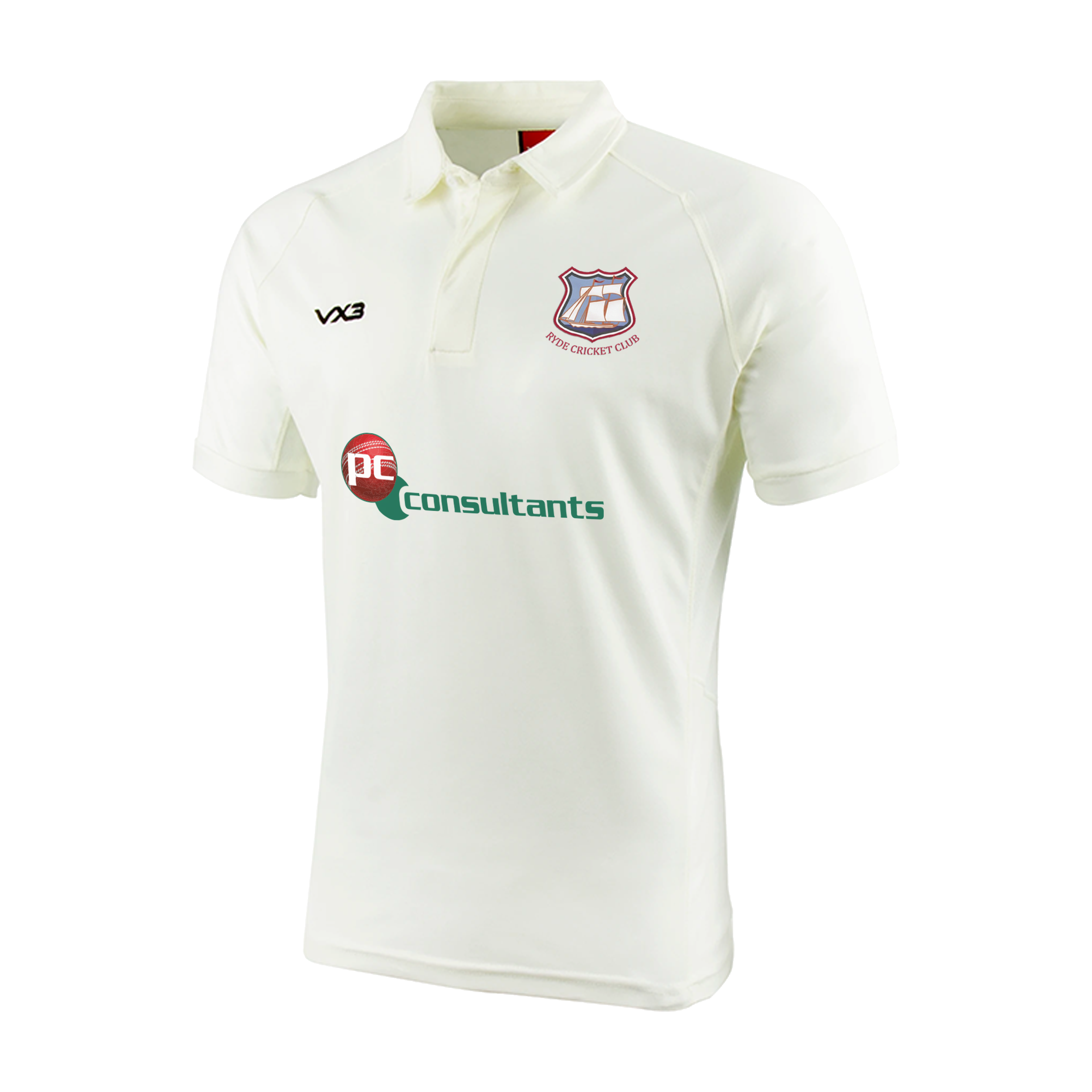 Ryde Cricket Club Whites S/S Shirt