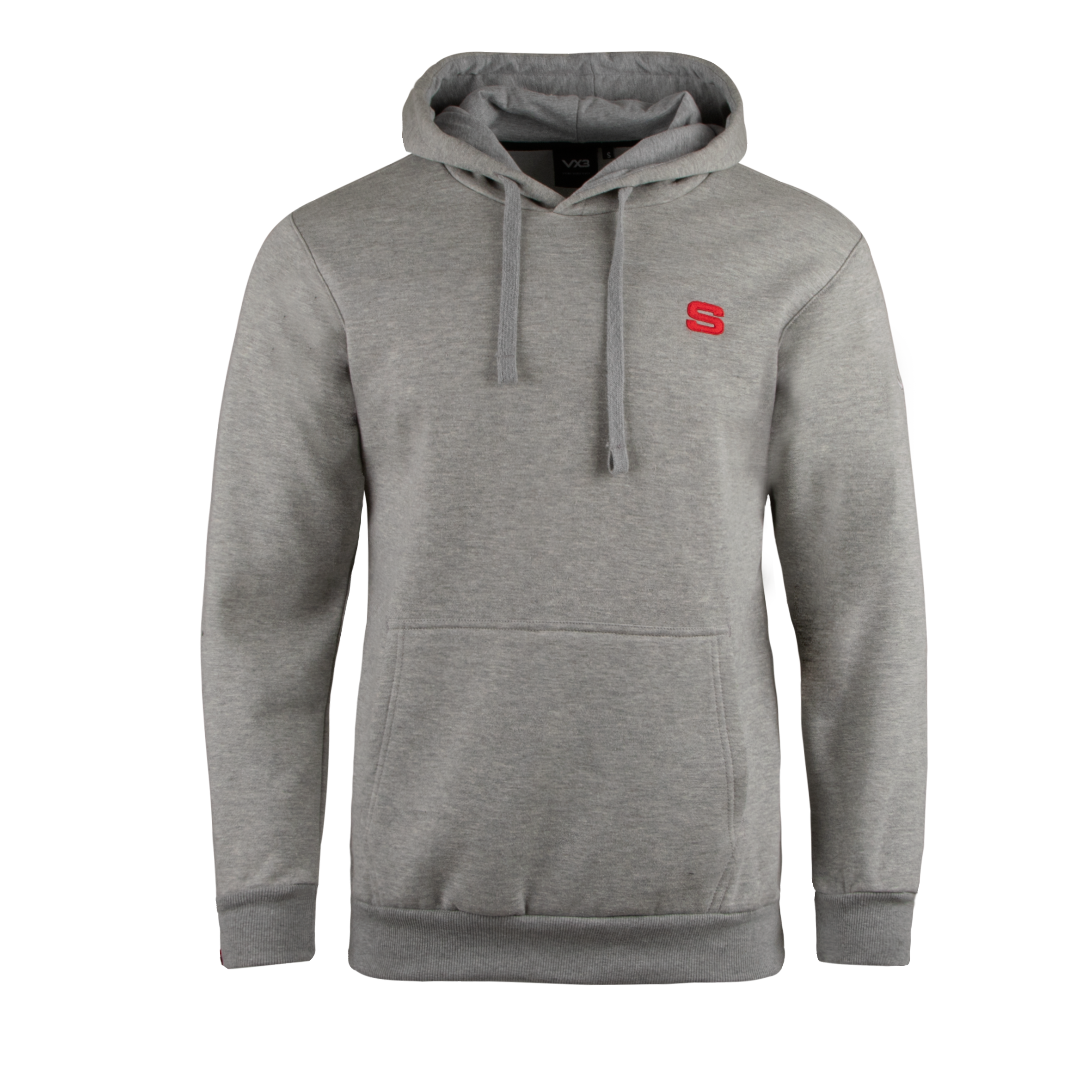 Salford Red Devils Heritage Hoody- Marl Grey