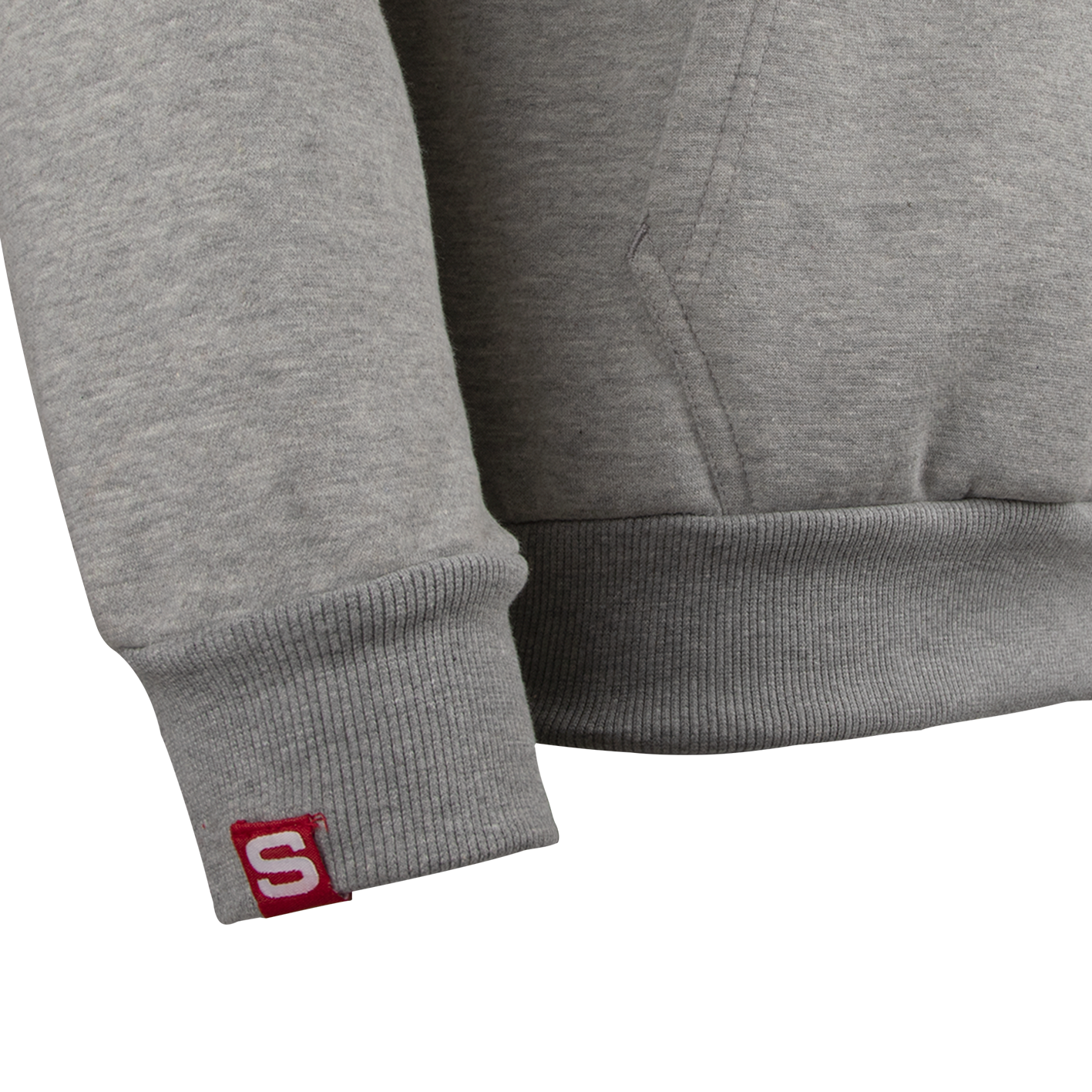 Salford Red Devils Heritage Hoody- Marl Grey