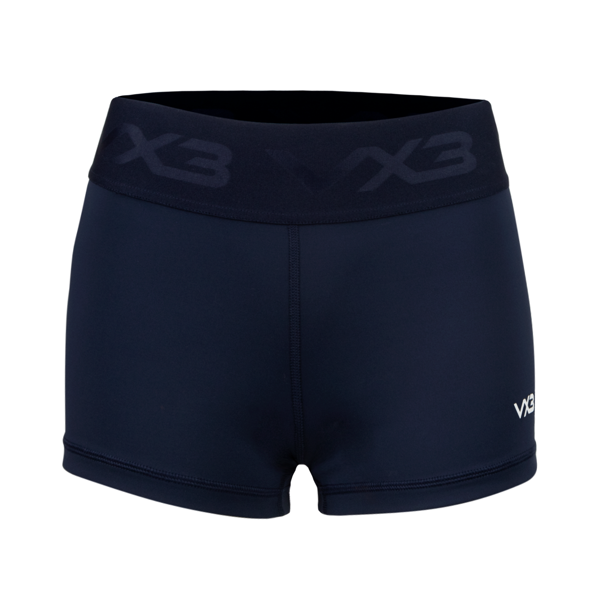 Booty shorts Navy Front View