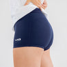 Booty shorts Navy Side View