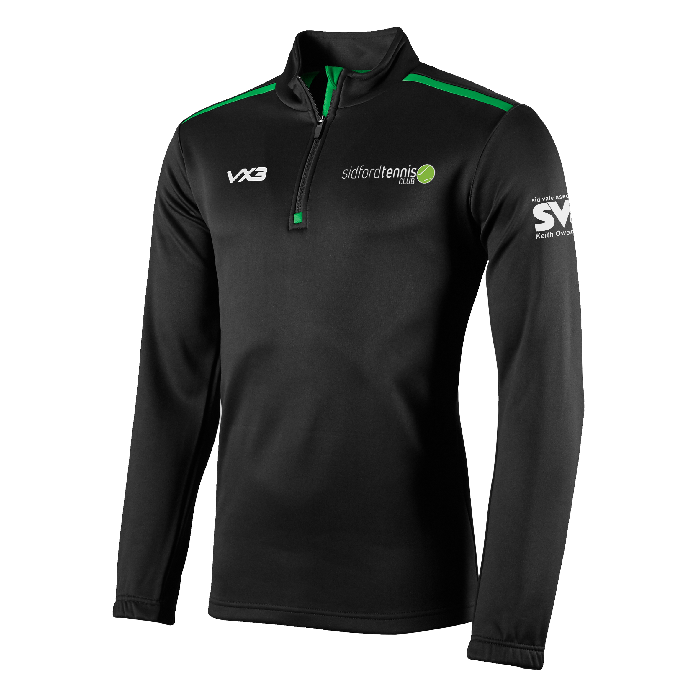 Sidford Tennis Club Fortis Half Zip Sweat