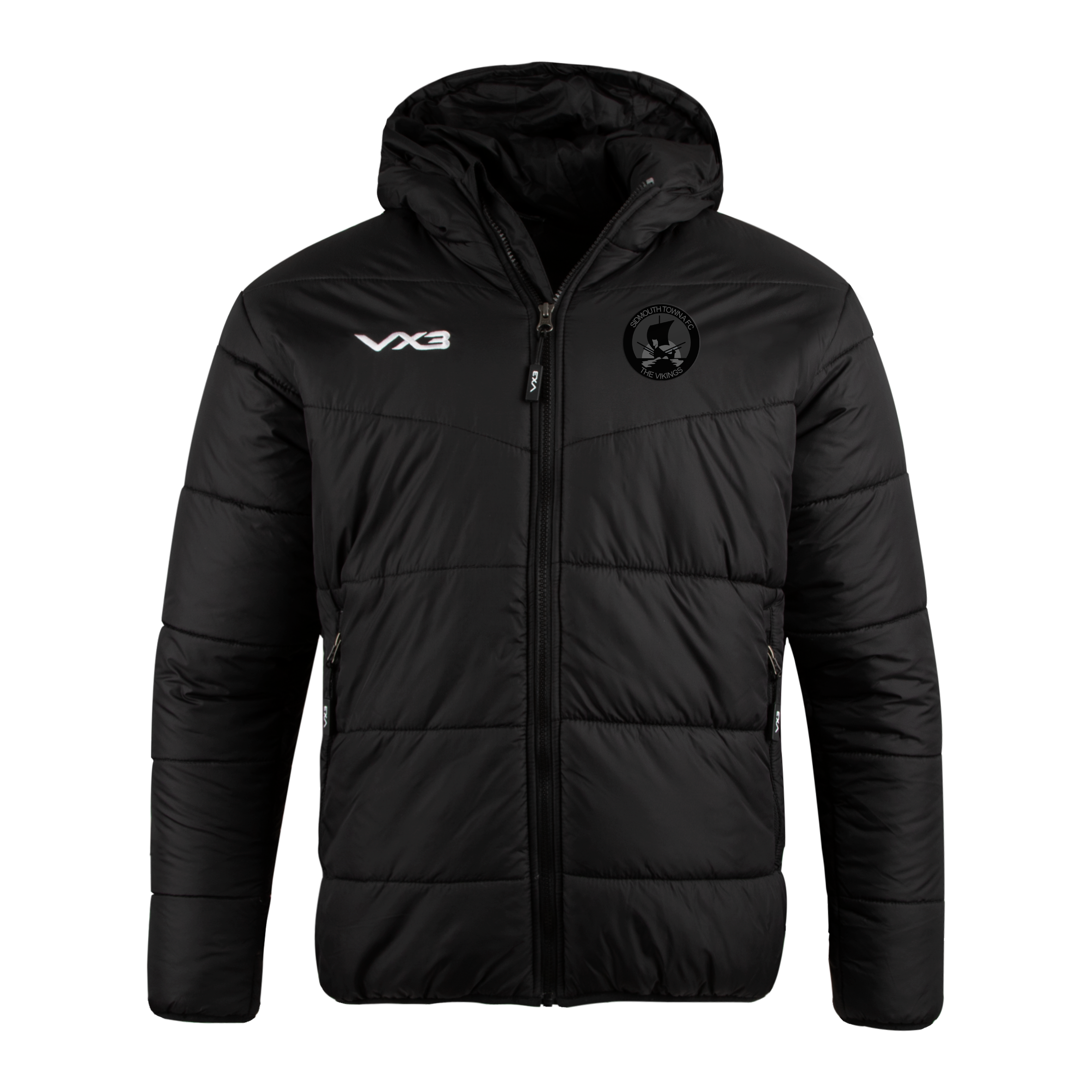 Sidmouth Town FC Blackout Lorica Quilted Jacket Youth