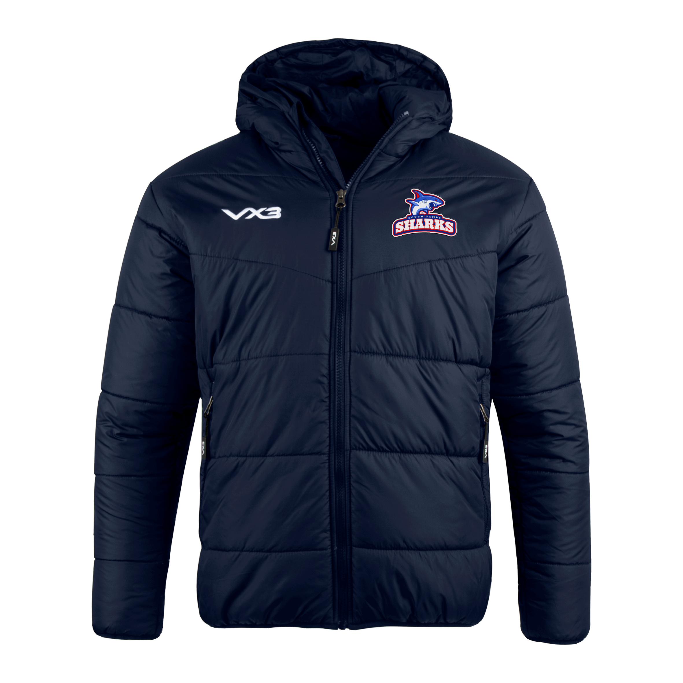 South Pembs Sharks Lorica Quilted Jacket Youth