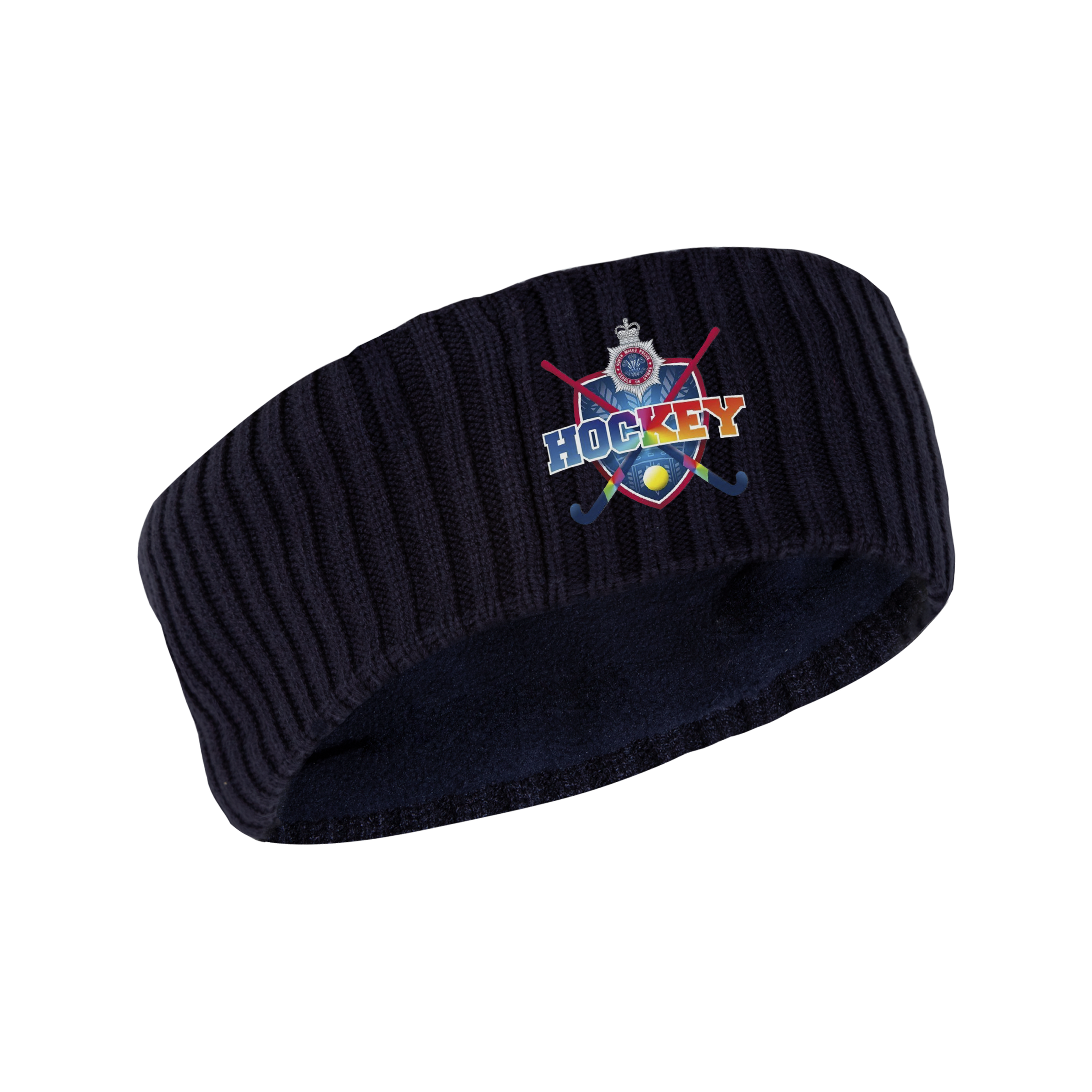 South Wales Police Hockey Knitted Headband