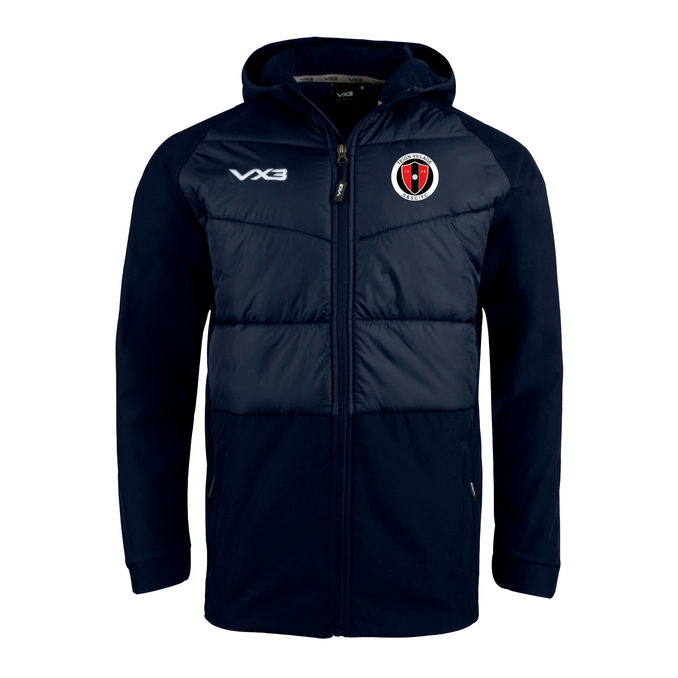 Teign Village FC Tempest Hybrid Jacket Navy