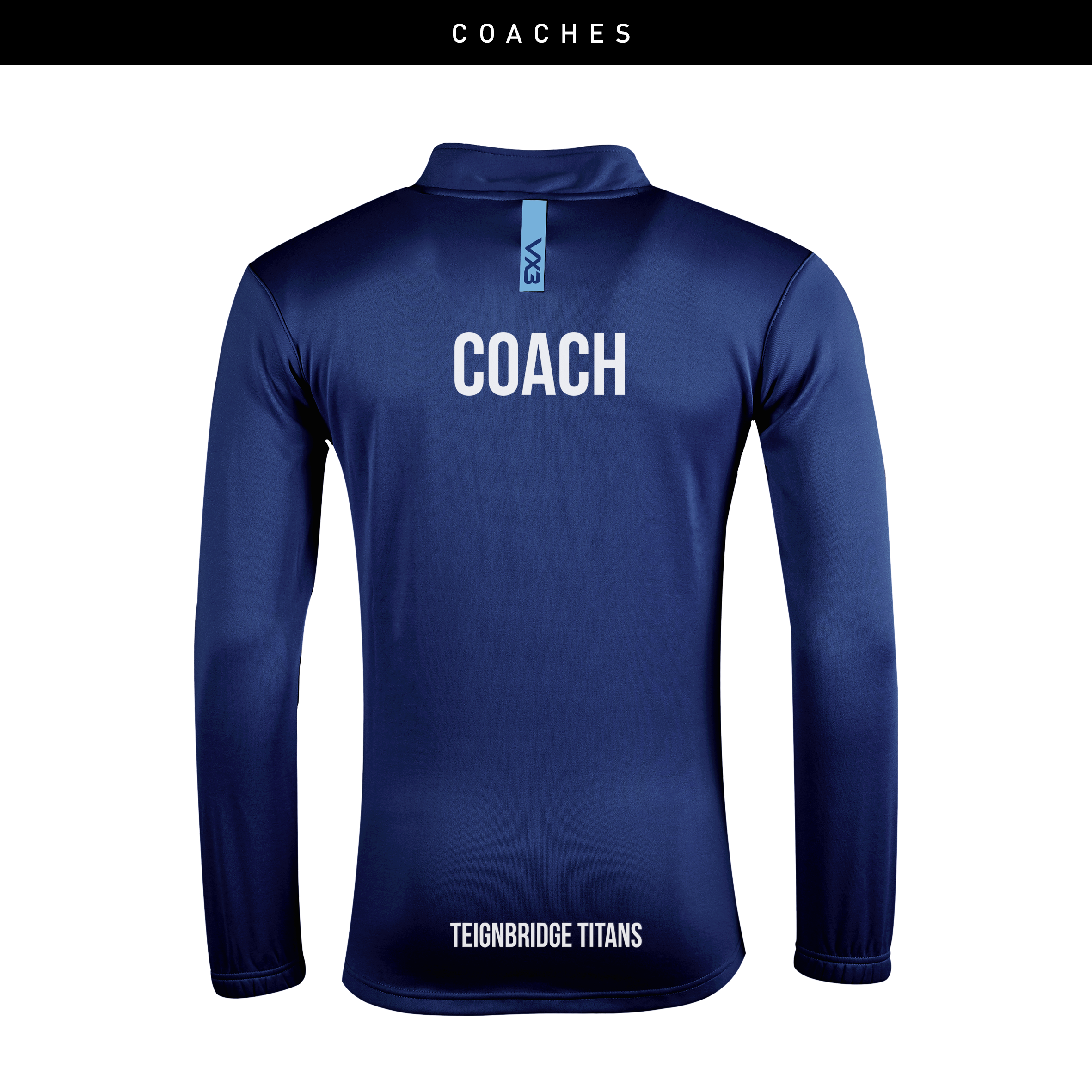 Teignbridge Titans Coaches Fortis Quarter Zip Sweat