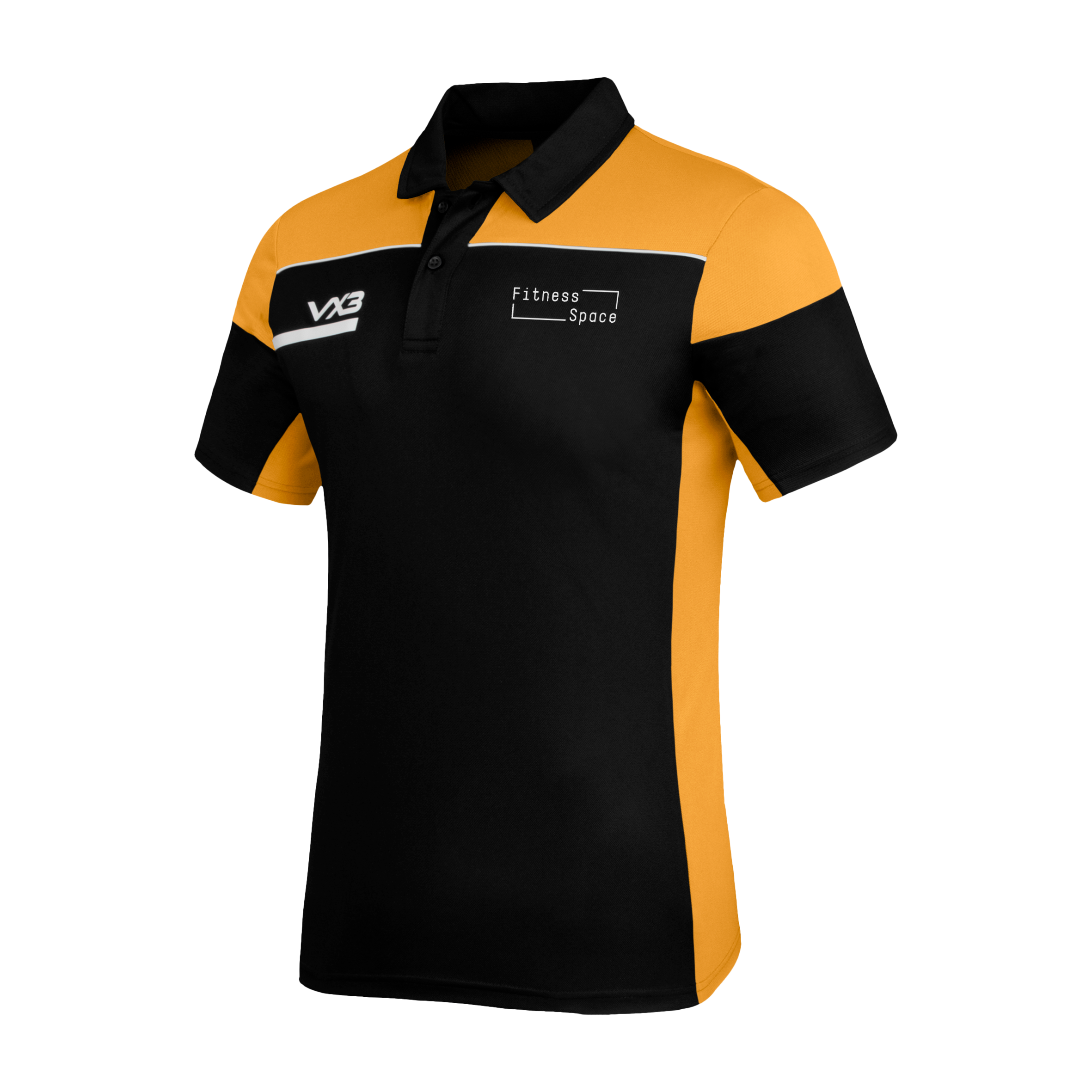 Fitness Space Norwich Opus Polo Black/Amber