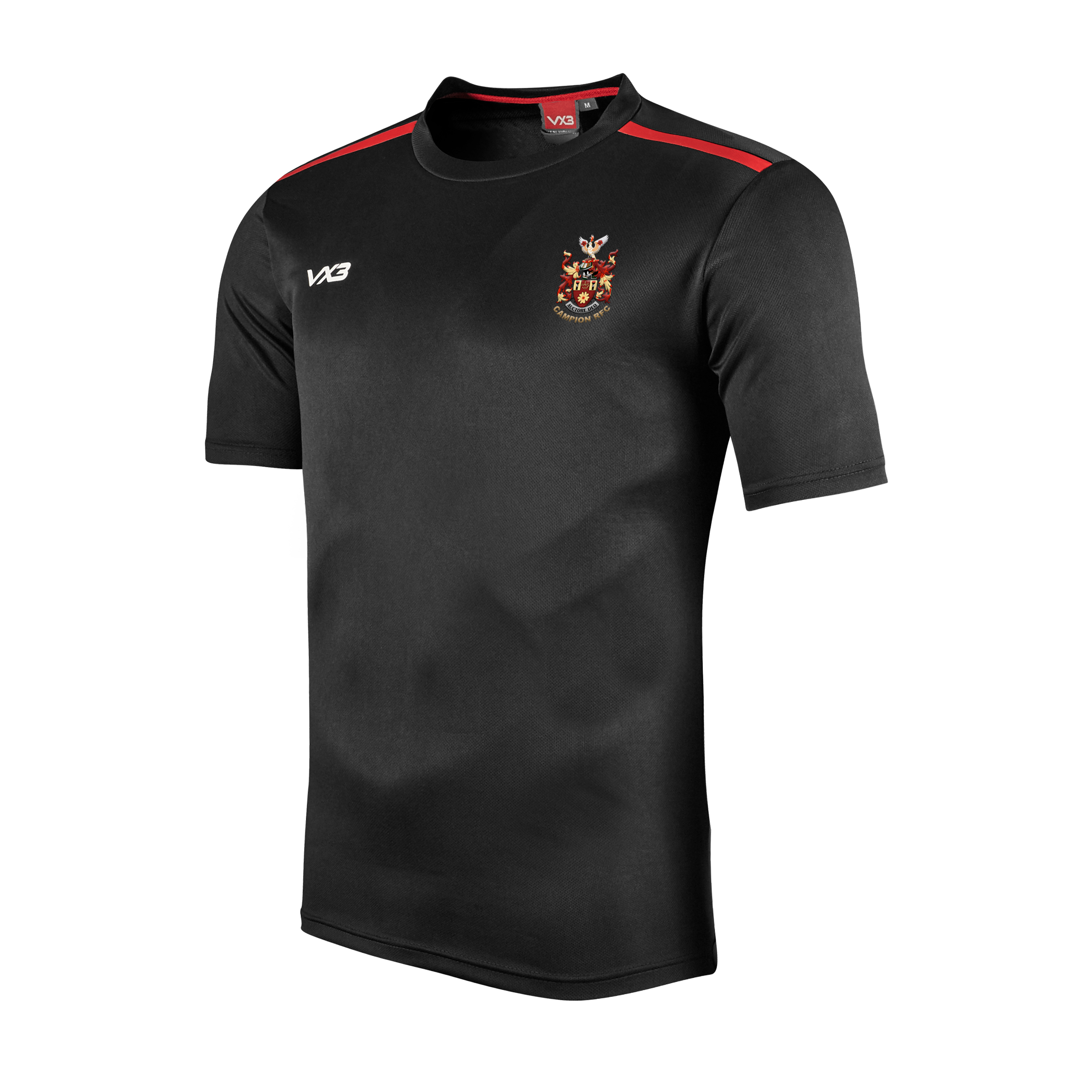 Campion RFC Fortis Tee Black/Red