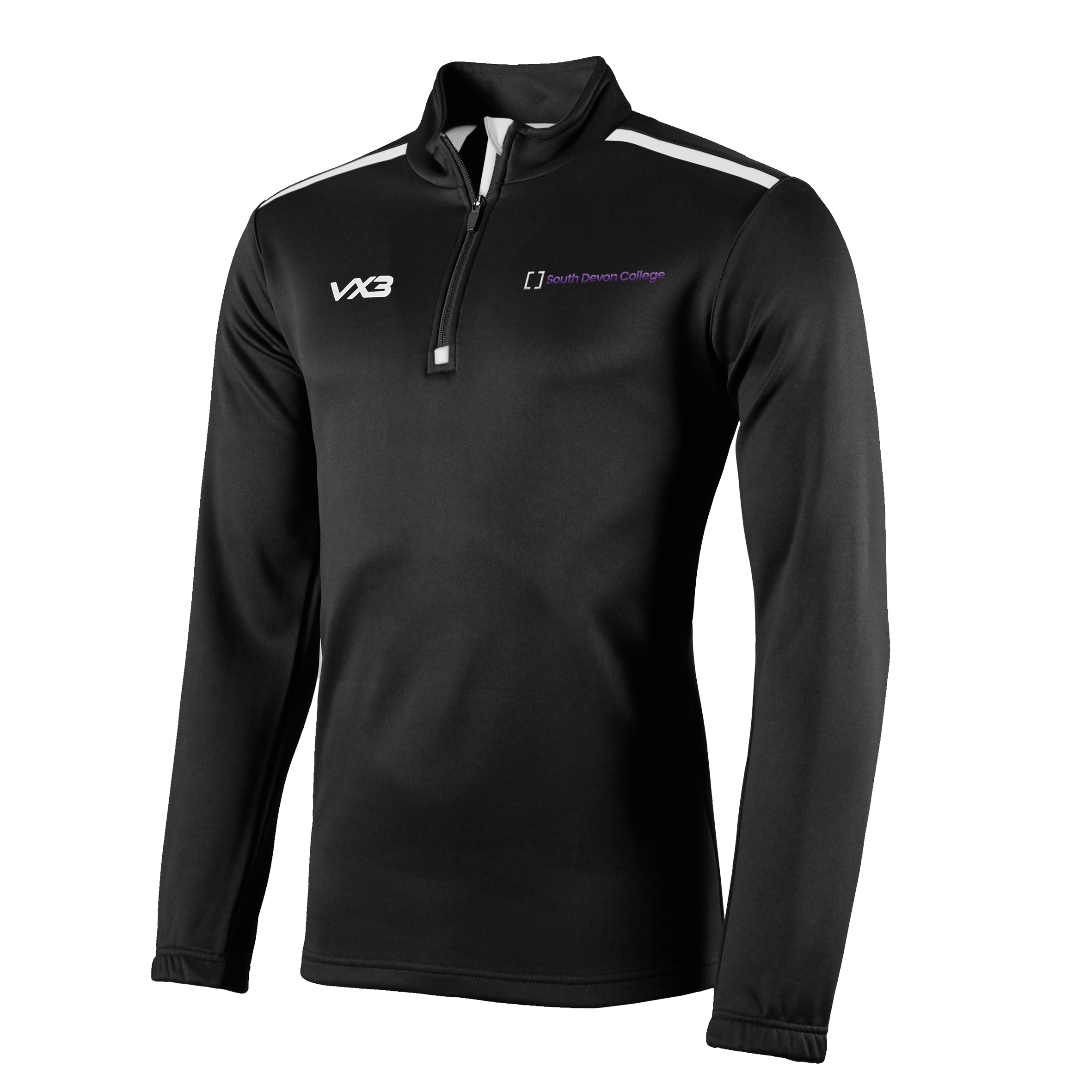 South Devon College Netball Fortis Half Zip Sweat
