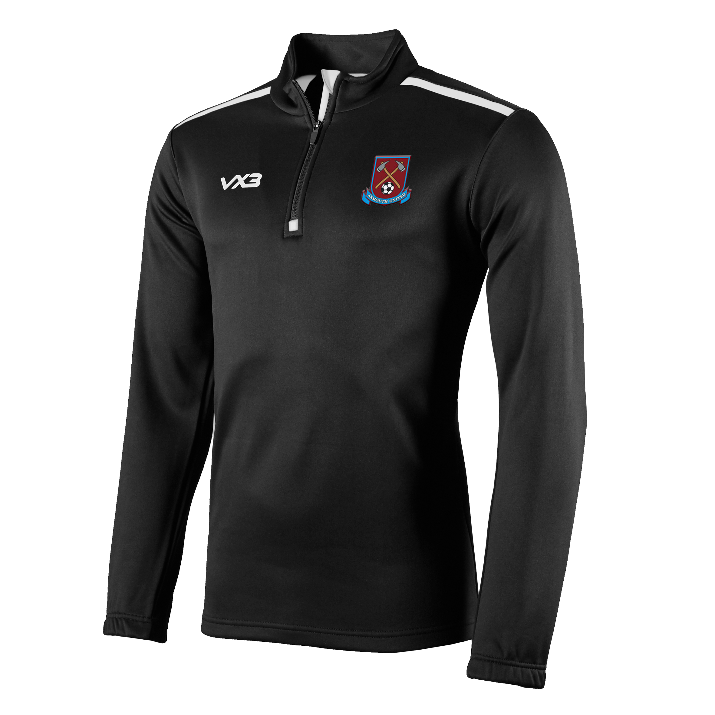 Axmouth United FC Fortis Youth Half Zip Sweat