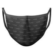 VX3 Logo Face Mask - Black/Charcoal