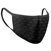VX3 Logo Face Mask - Black/Charcoal