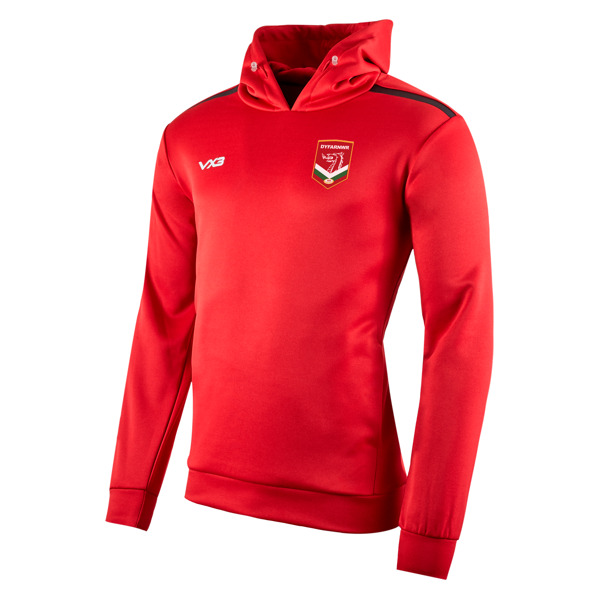 Wales Rugby League Refs Fortis Hoodie Red
