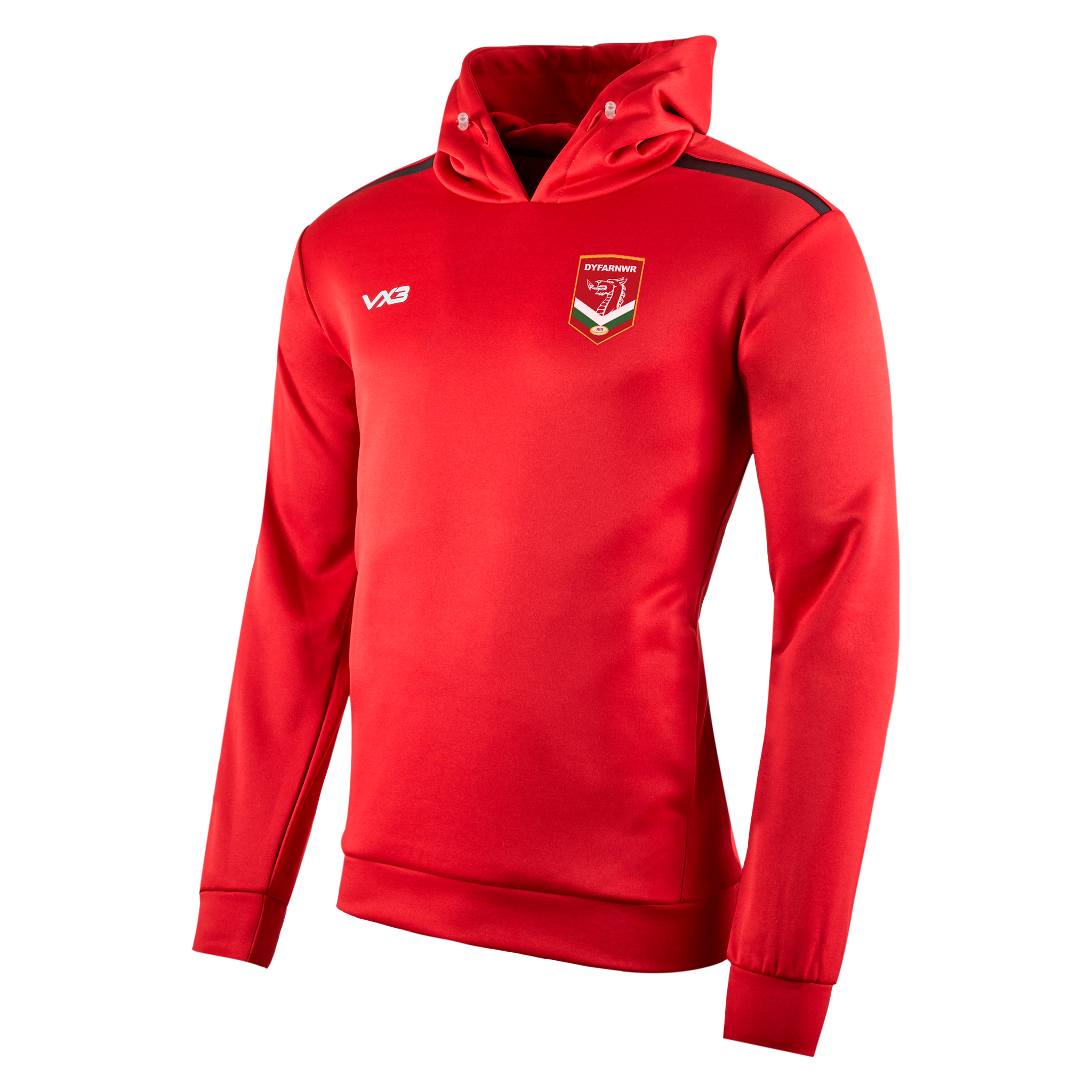 Wales Rugby League Refs Fortis Hoodie Red