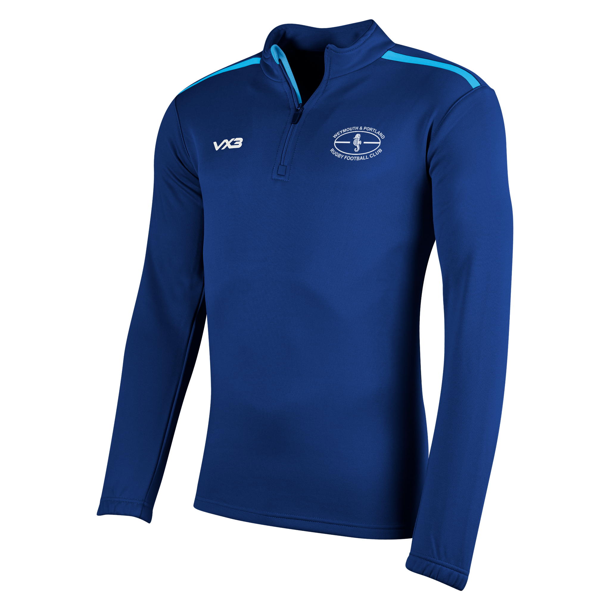 Weymouth & Portland Rugby Football Club  Fortis Youth Half Zip Sweat