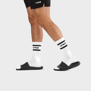 Logo Crew Sock White