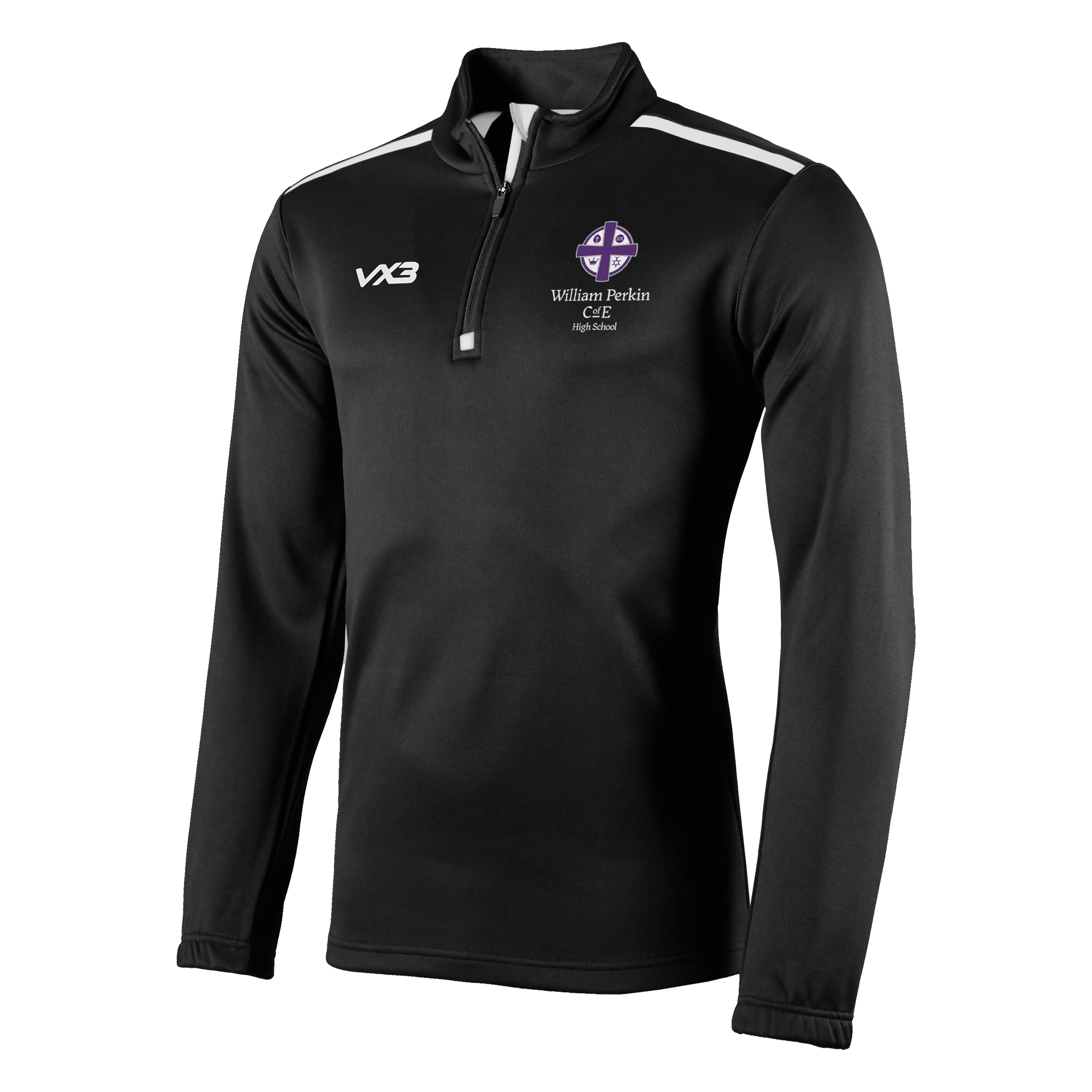 William Perkin CofE High School  Fortis Youth Half Zip Sweat