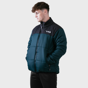 Omega Puffer Jacket Bottle Green/Black