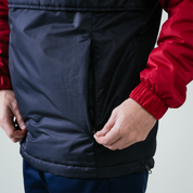 Omega Windbreaker Red/Charcoal