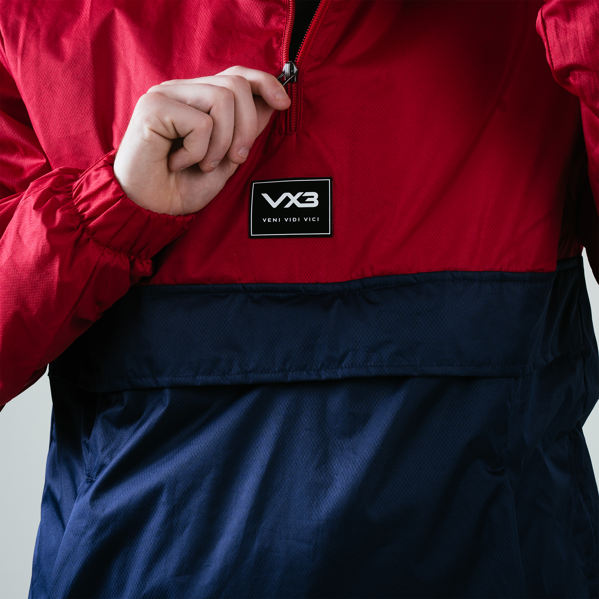 Omega Windbreaker Red/Navy