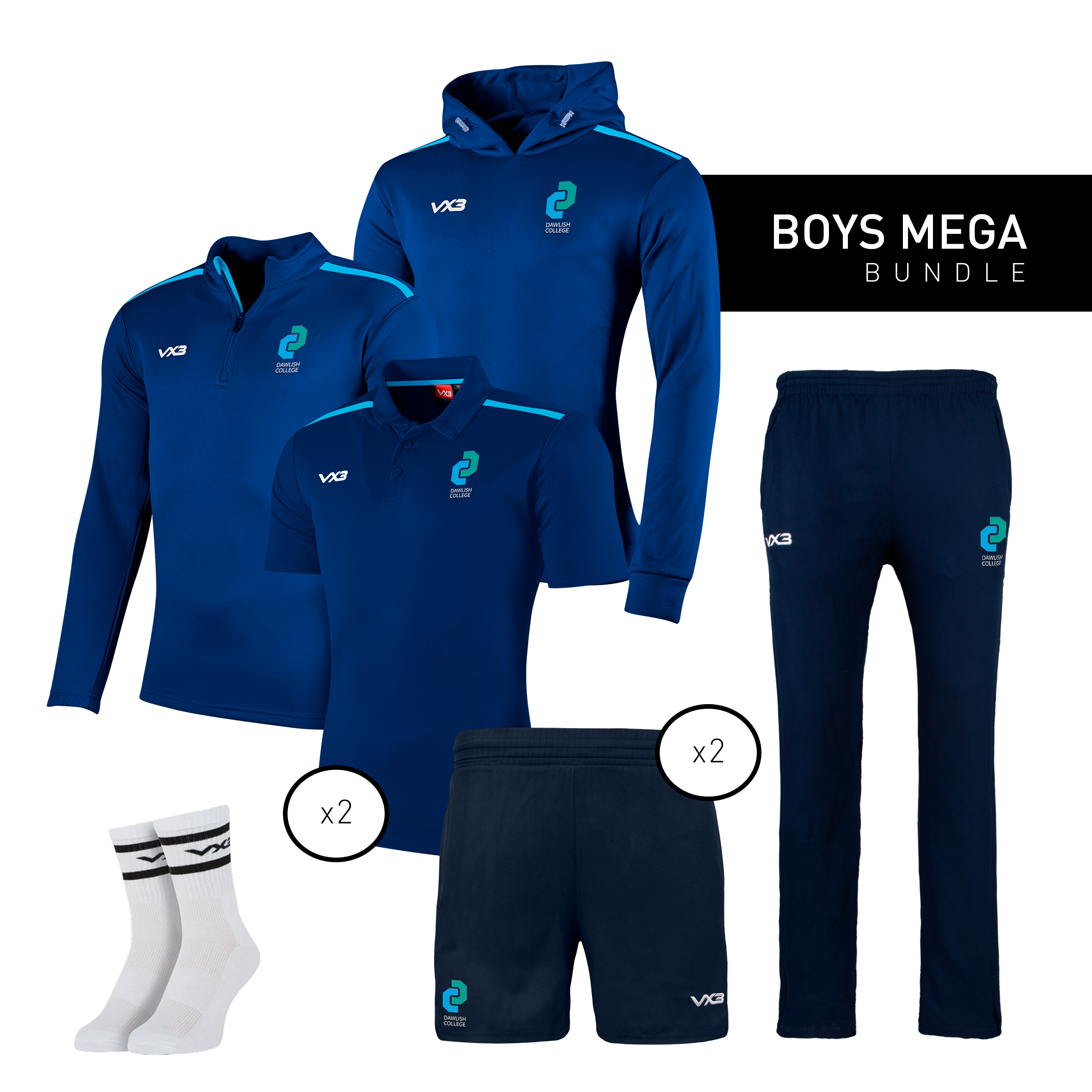 Dawlish College General Uniform - Boys Mega Bundle