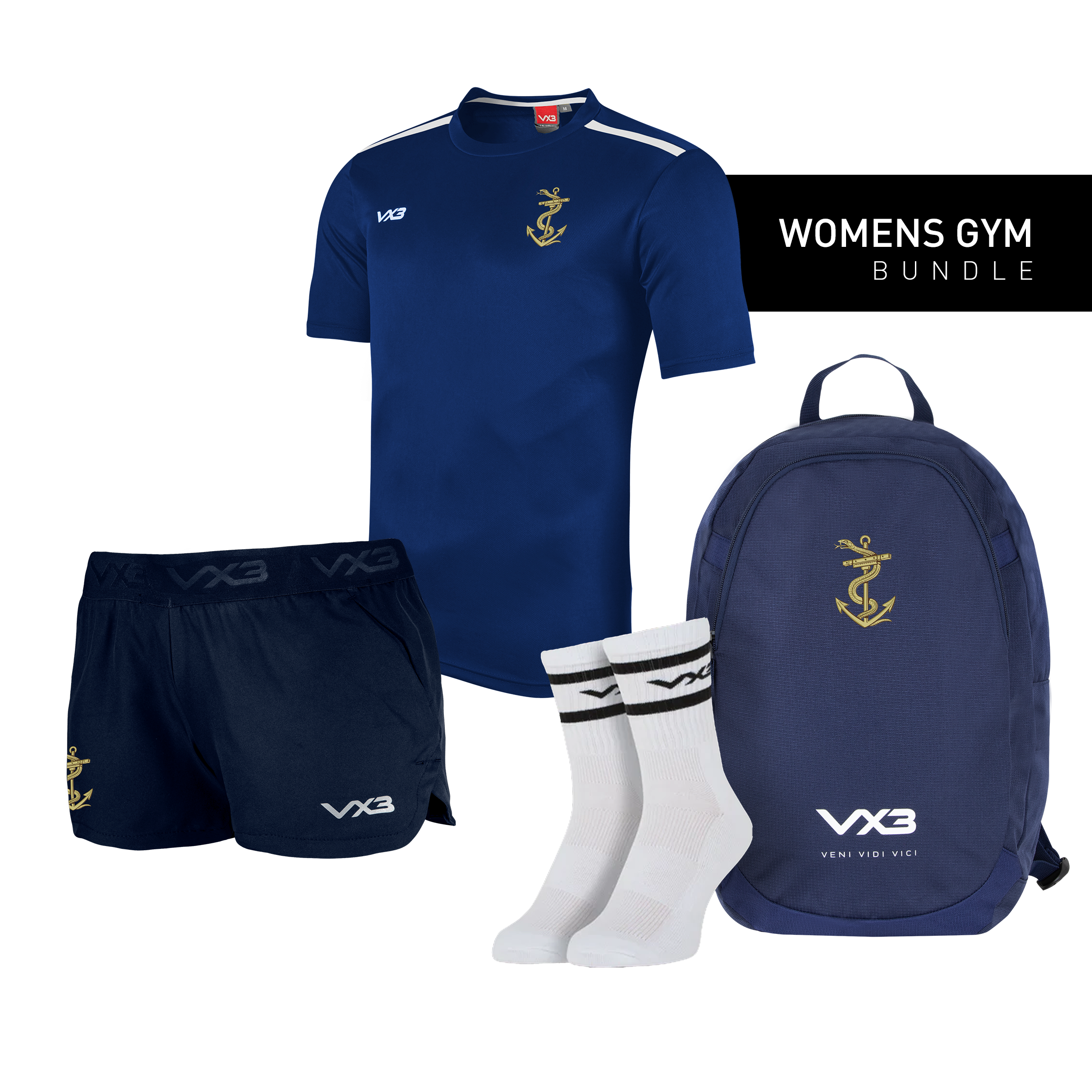 Royal Navy Medics Womens Gym Bundle