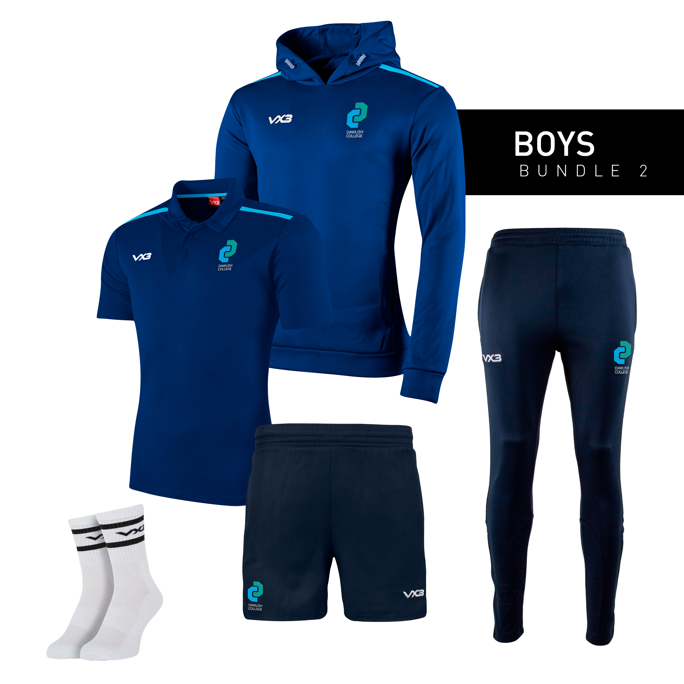 Dawlish College General Uniform - Boys Bundle 2