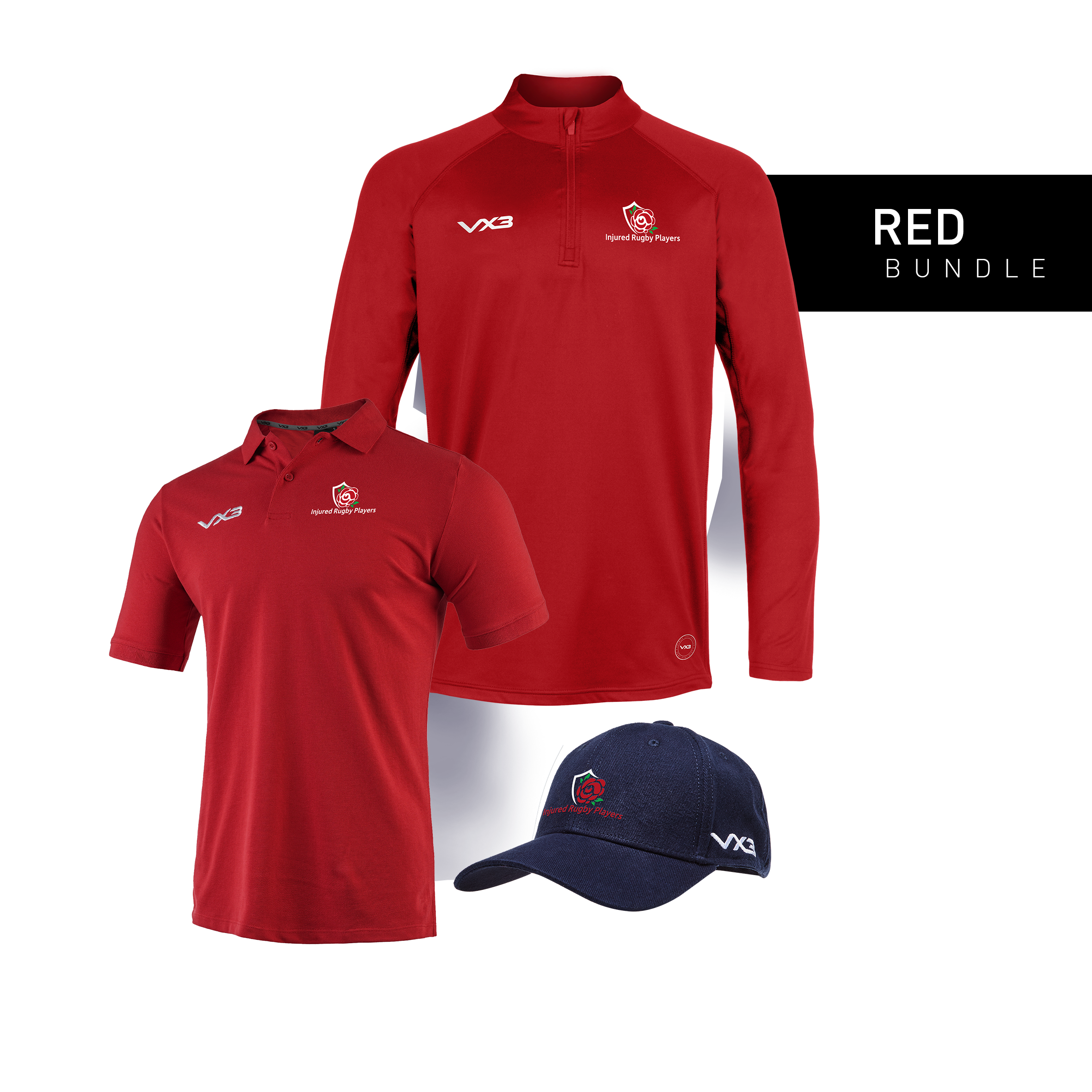 Injured Rugby Players Red Bundle