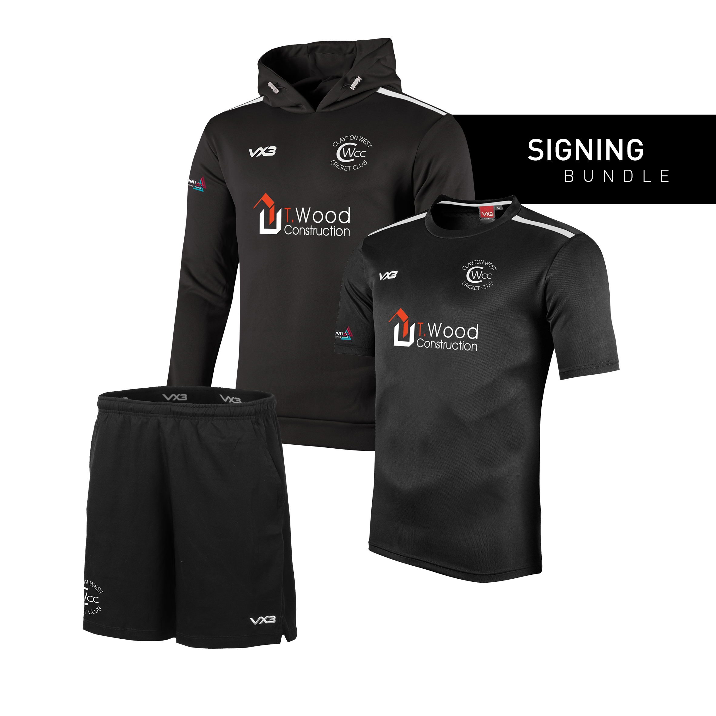 Clayton West Cricket Signing Bundle