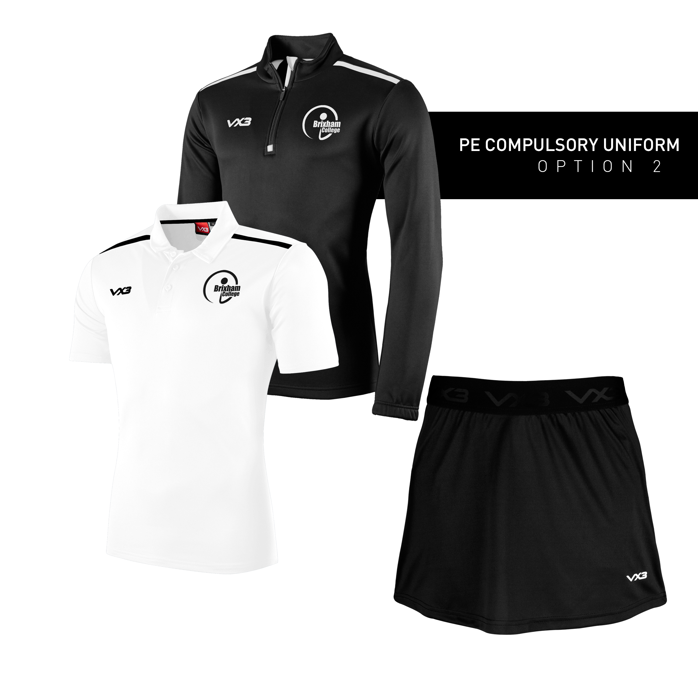Brixham College  PE Compulsory Uniform - Option 2