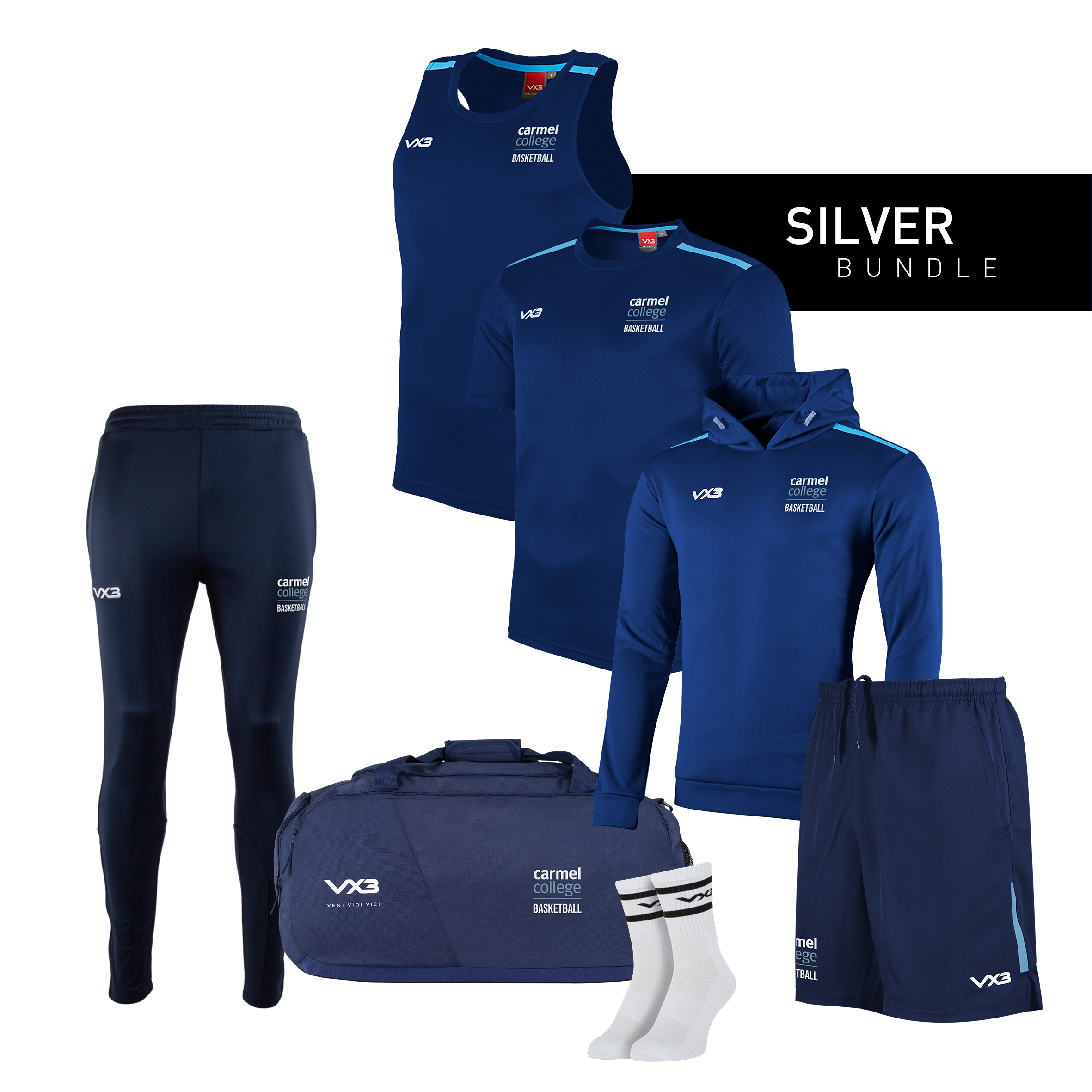 Carmel College Basketball - Silver Bundle
