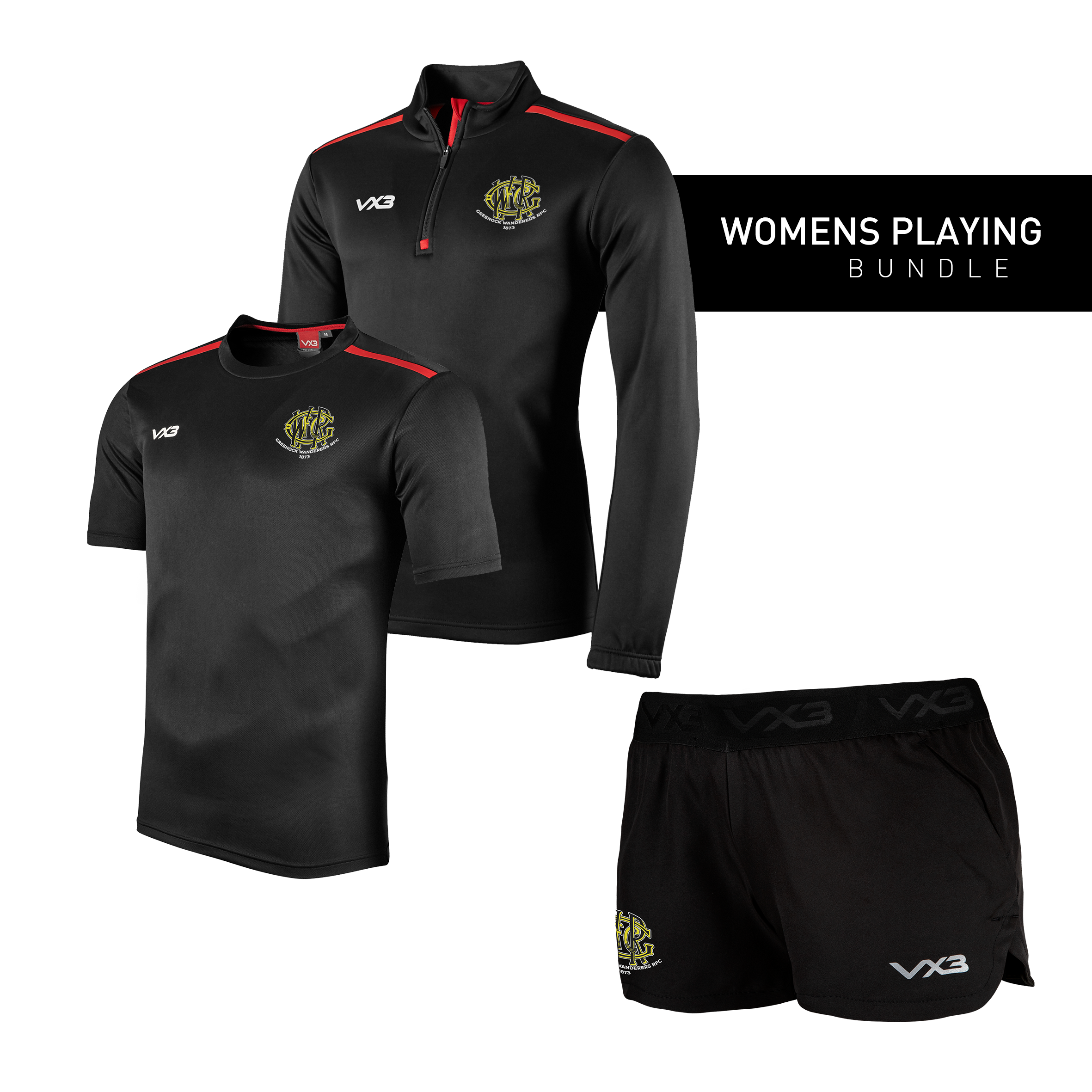 Greenock Wanderers RFC Womens Playing Bundle
