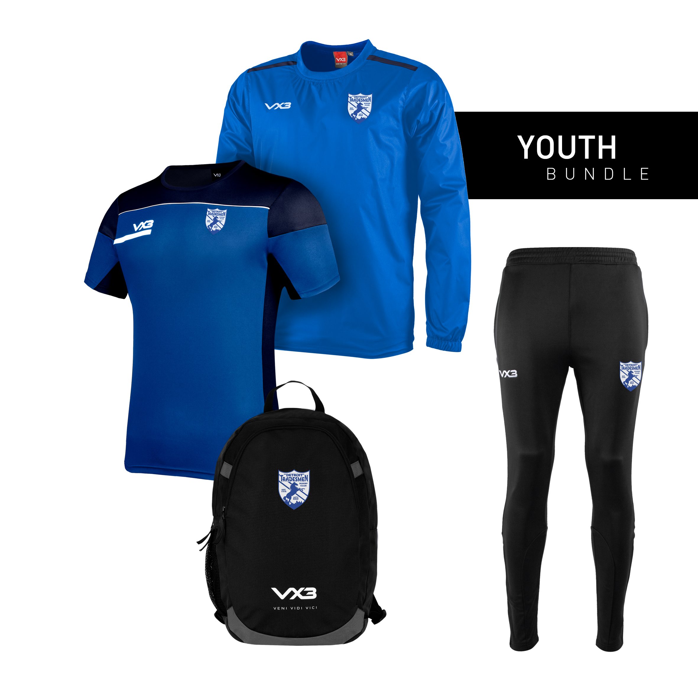 Detroit Tradesmen Youth Bundle