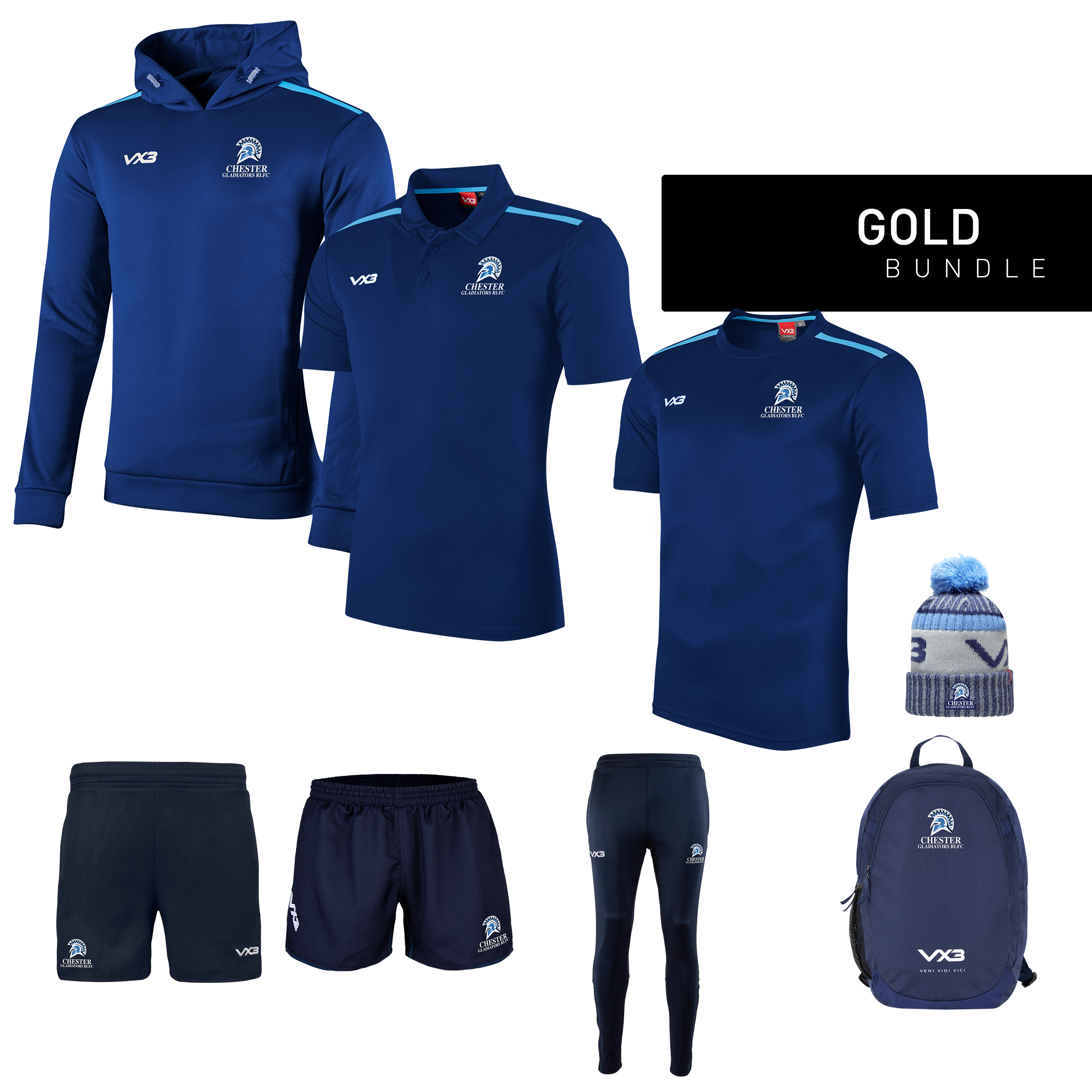 Chester Gladiators RLFC Gold Bundle