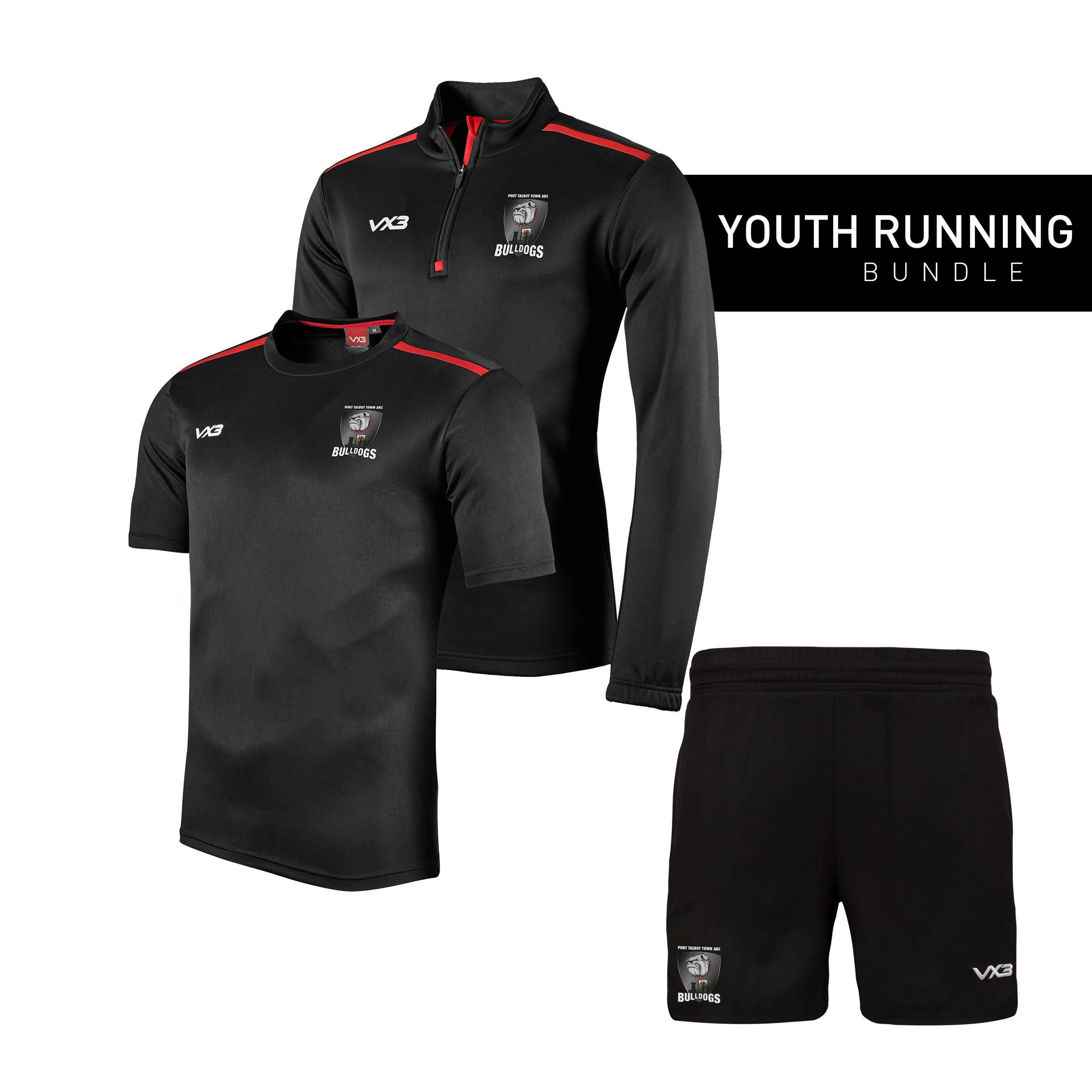 Port Talbot Bulldogs ABC Youth Running Bundle
