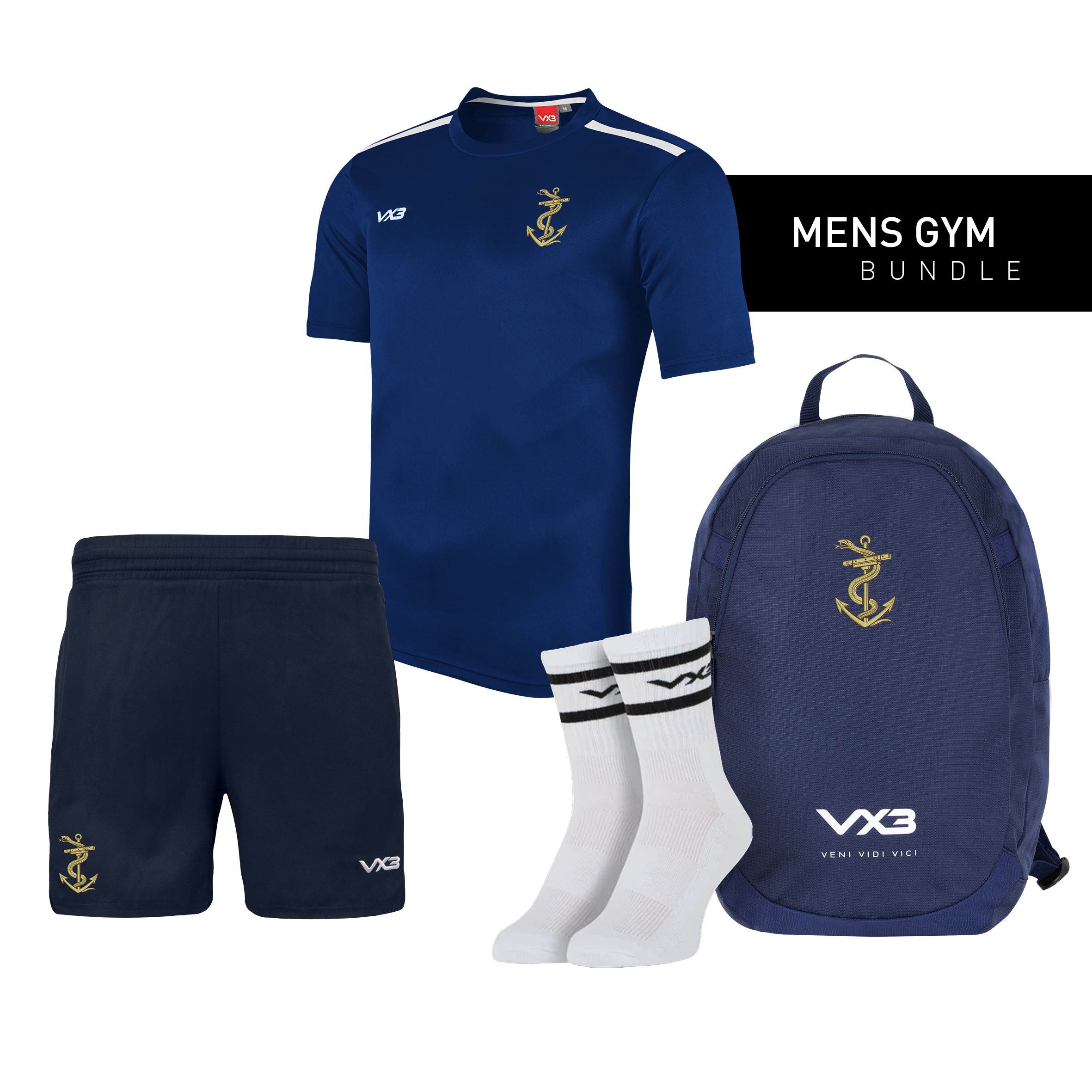 Royal Navy Medics Mens Gym Bundle