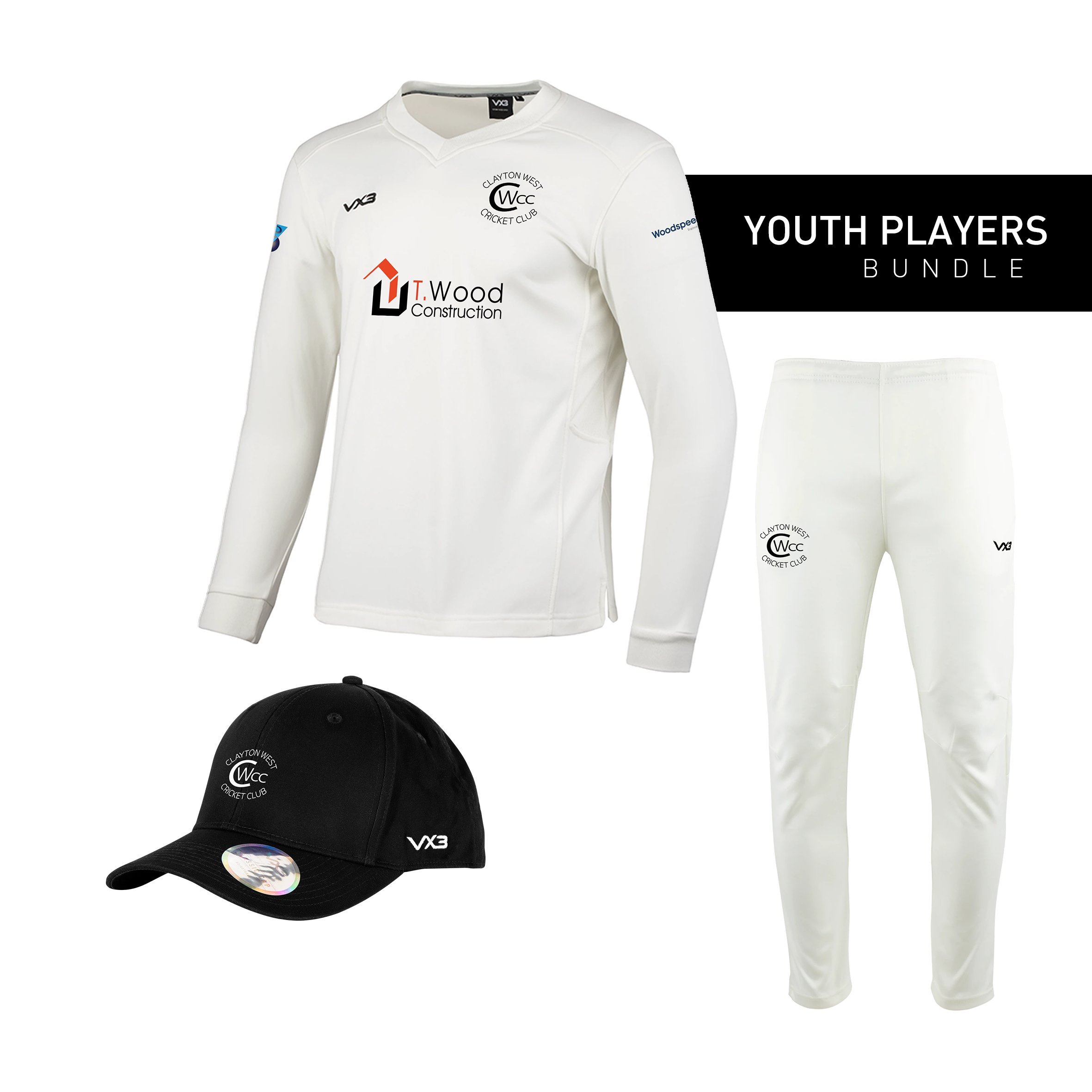 Clayton West Cricket Youth Players Bundle