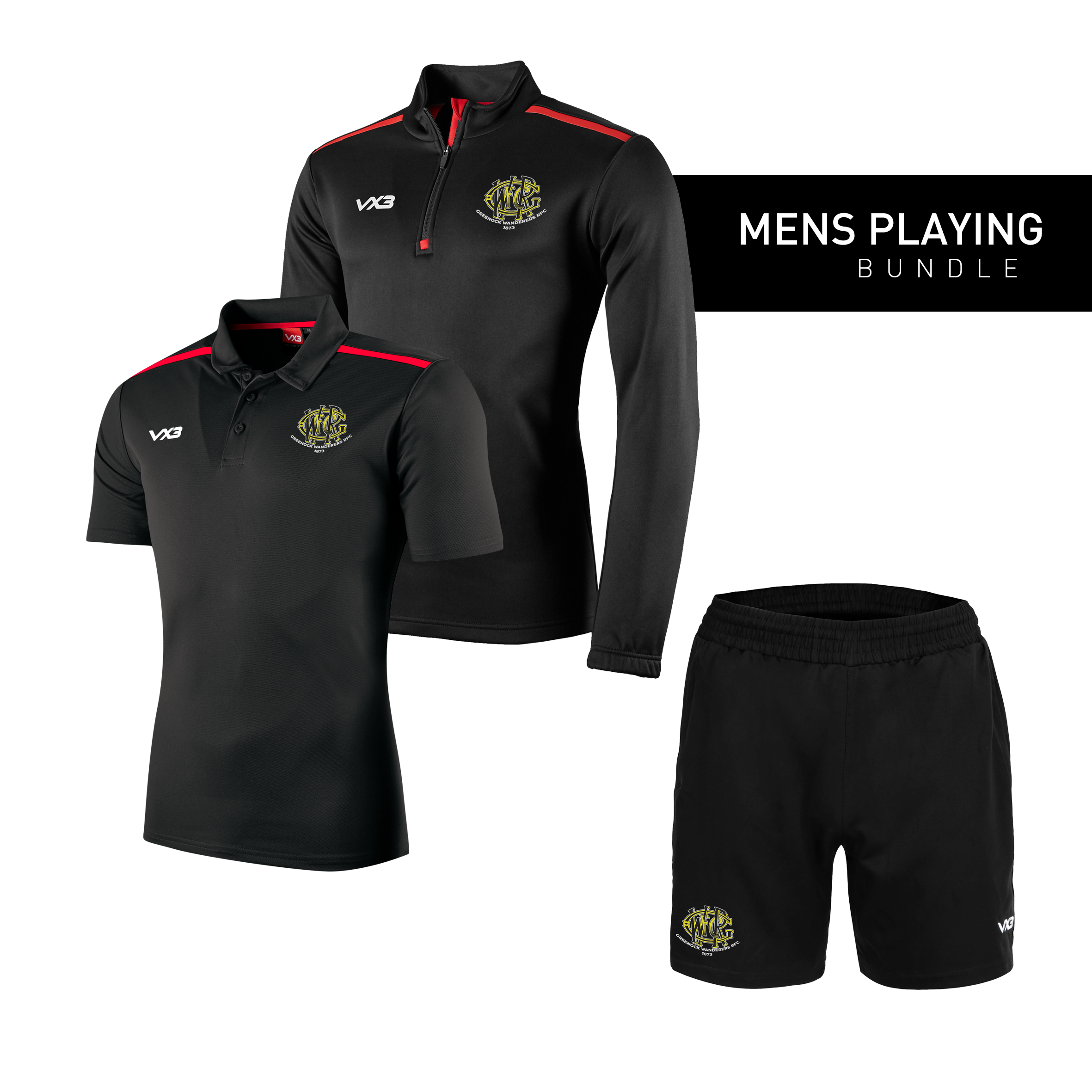 Greenock Wanderers RFC Mens Playing Bundle