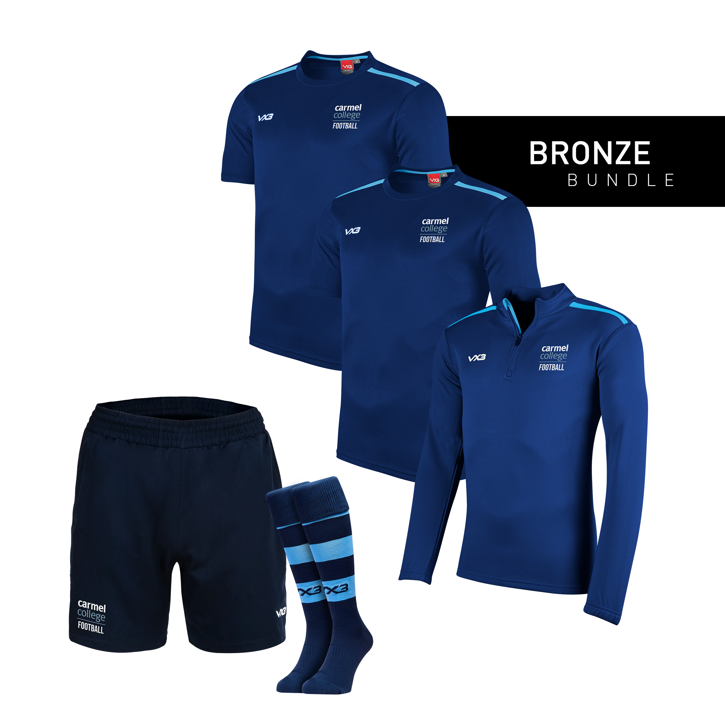 Carmel College Football - Bronze Bundle