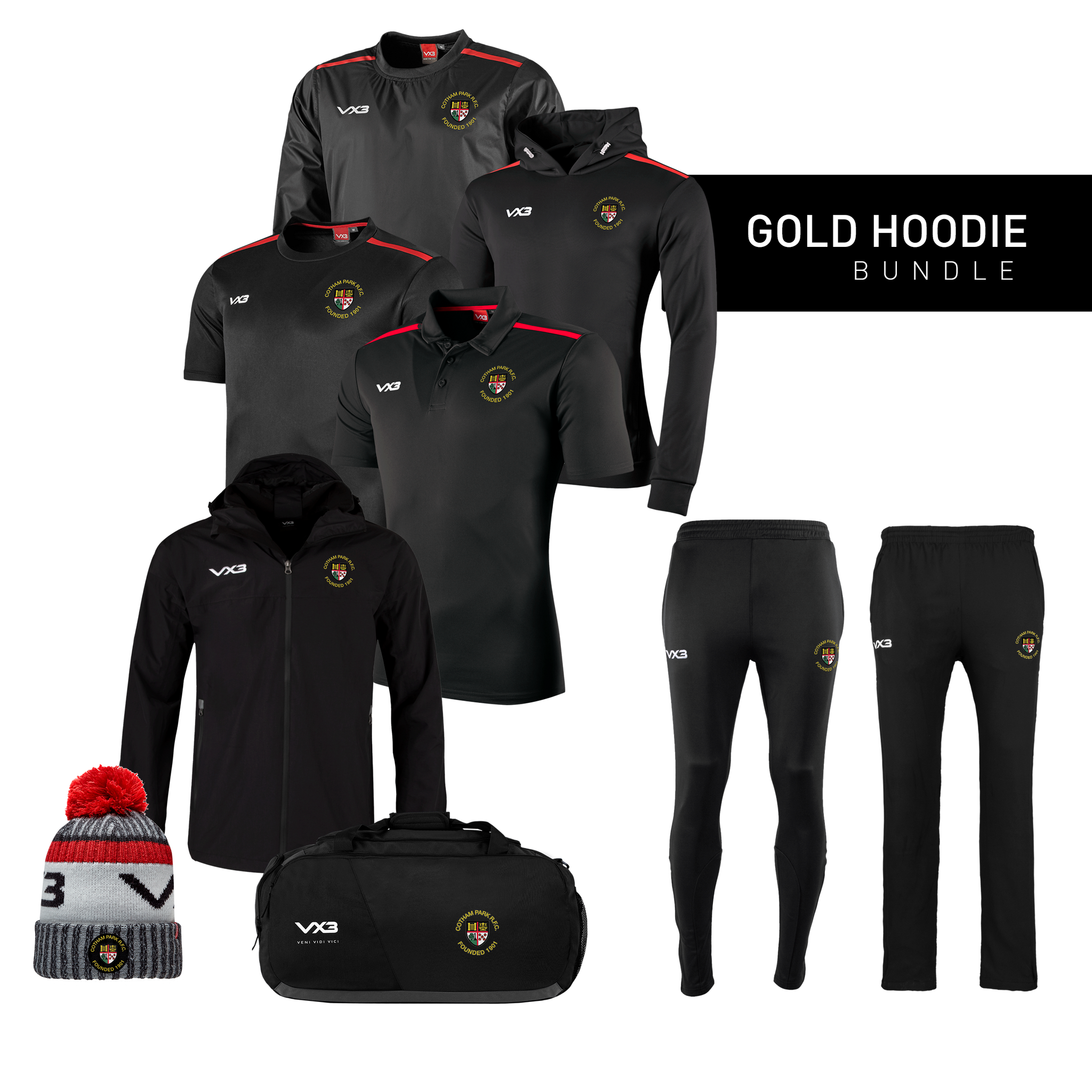 Cotham Park RFC Gold Bundle - Hoodie