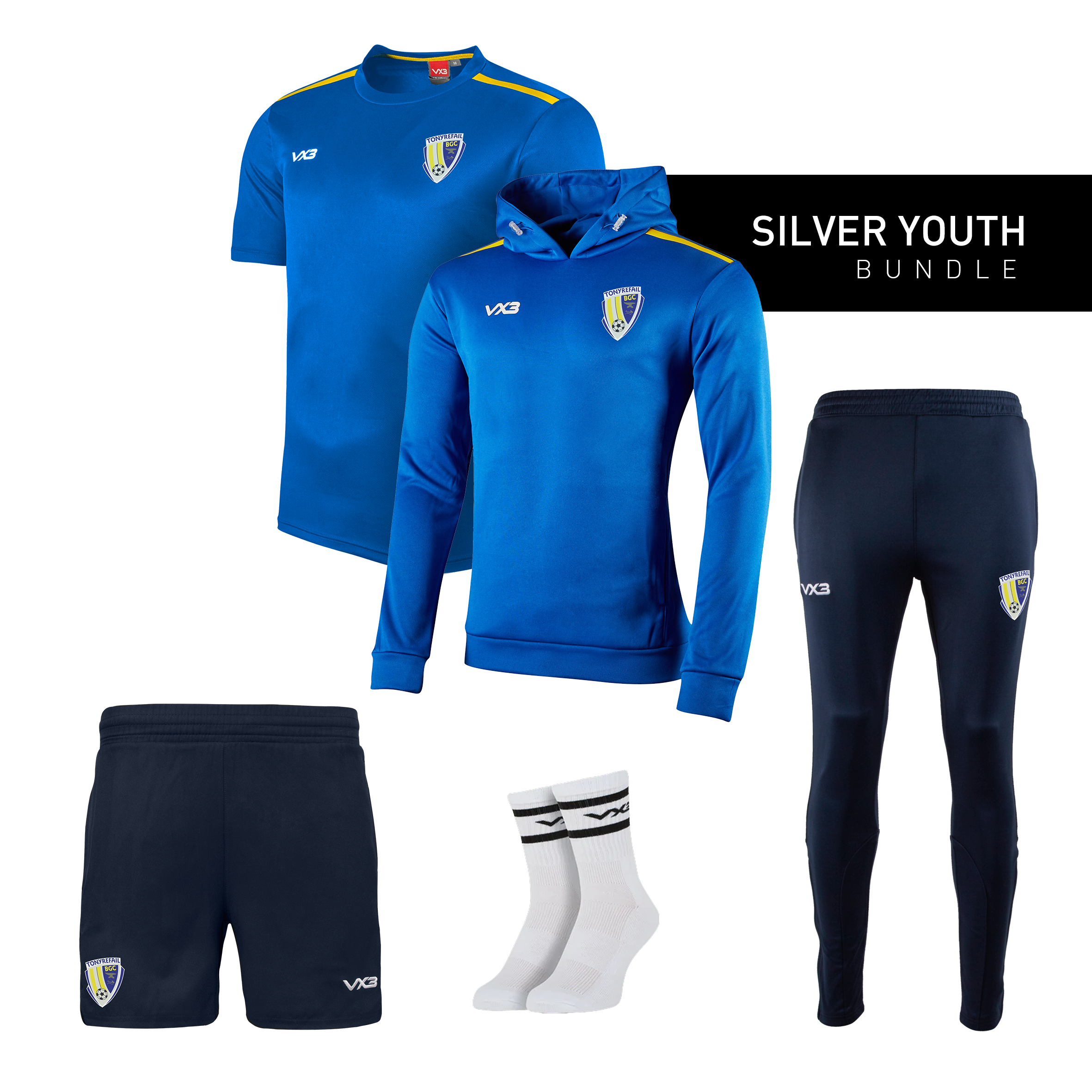 Tonyrefail BGC FC Silver Youth Bundle