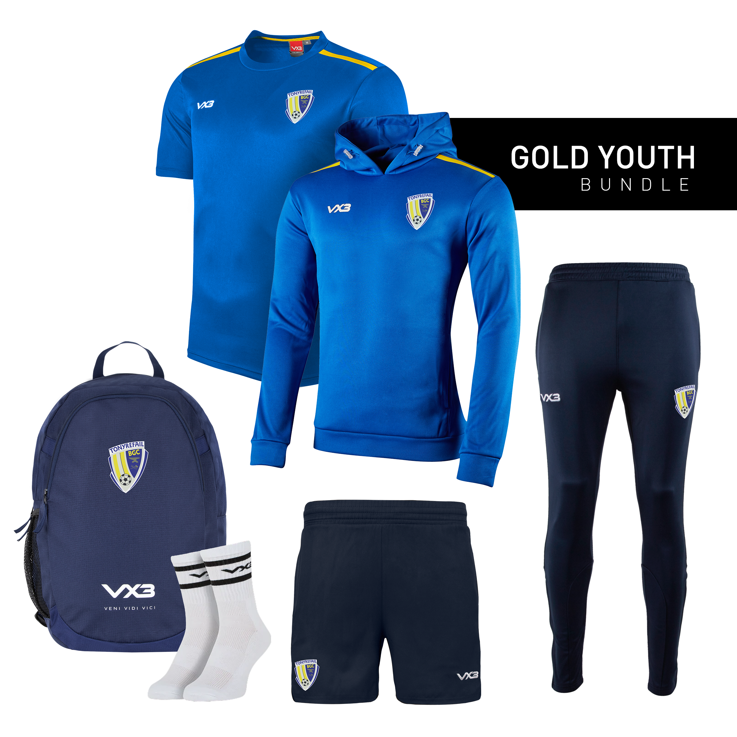 Tonyrefail BGC FC Gold Youth Bundle